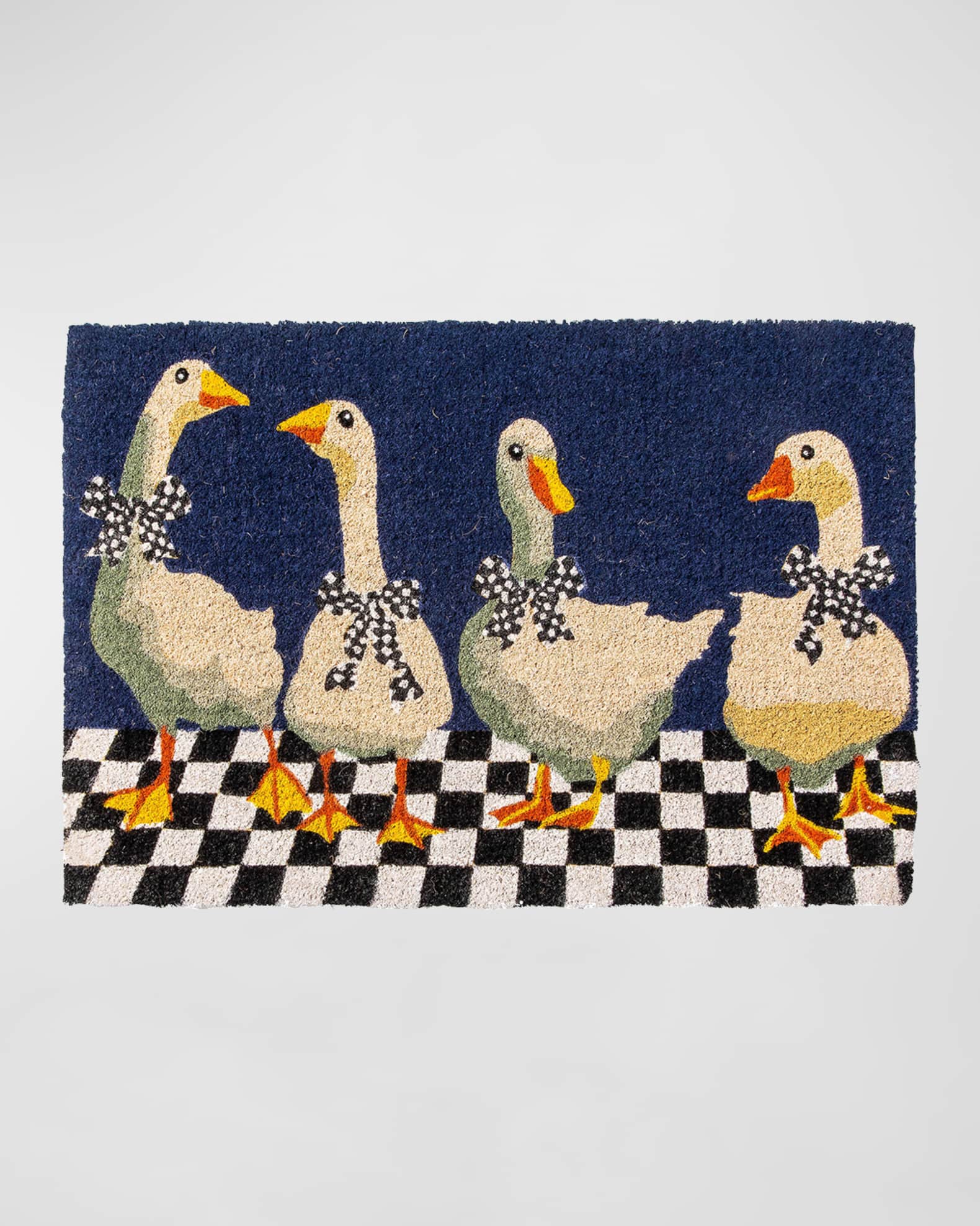 MacKenzie-Childs Gaggle of Geese Entrance Mat