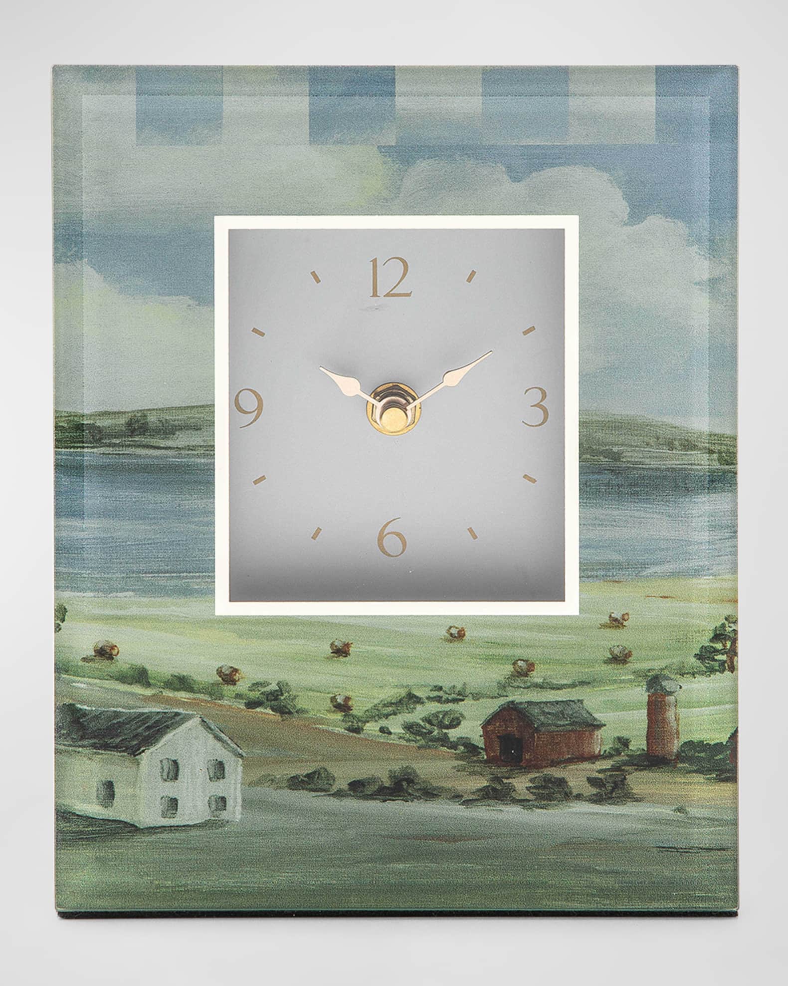 MacKenzie-Childs Landscape Carriage Clock