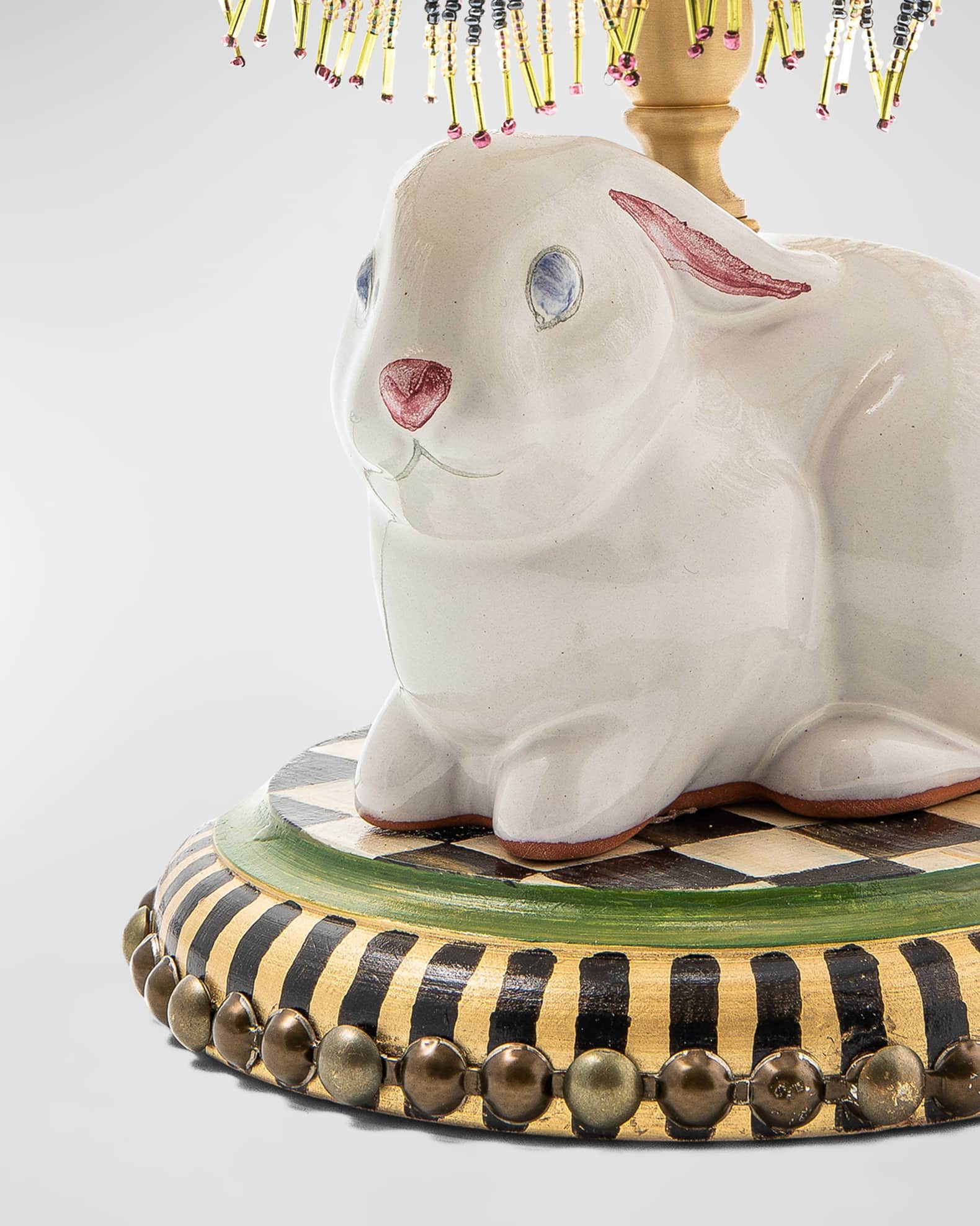 MacKenzie Childs Rabbit Warren 16 Table Lamp