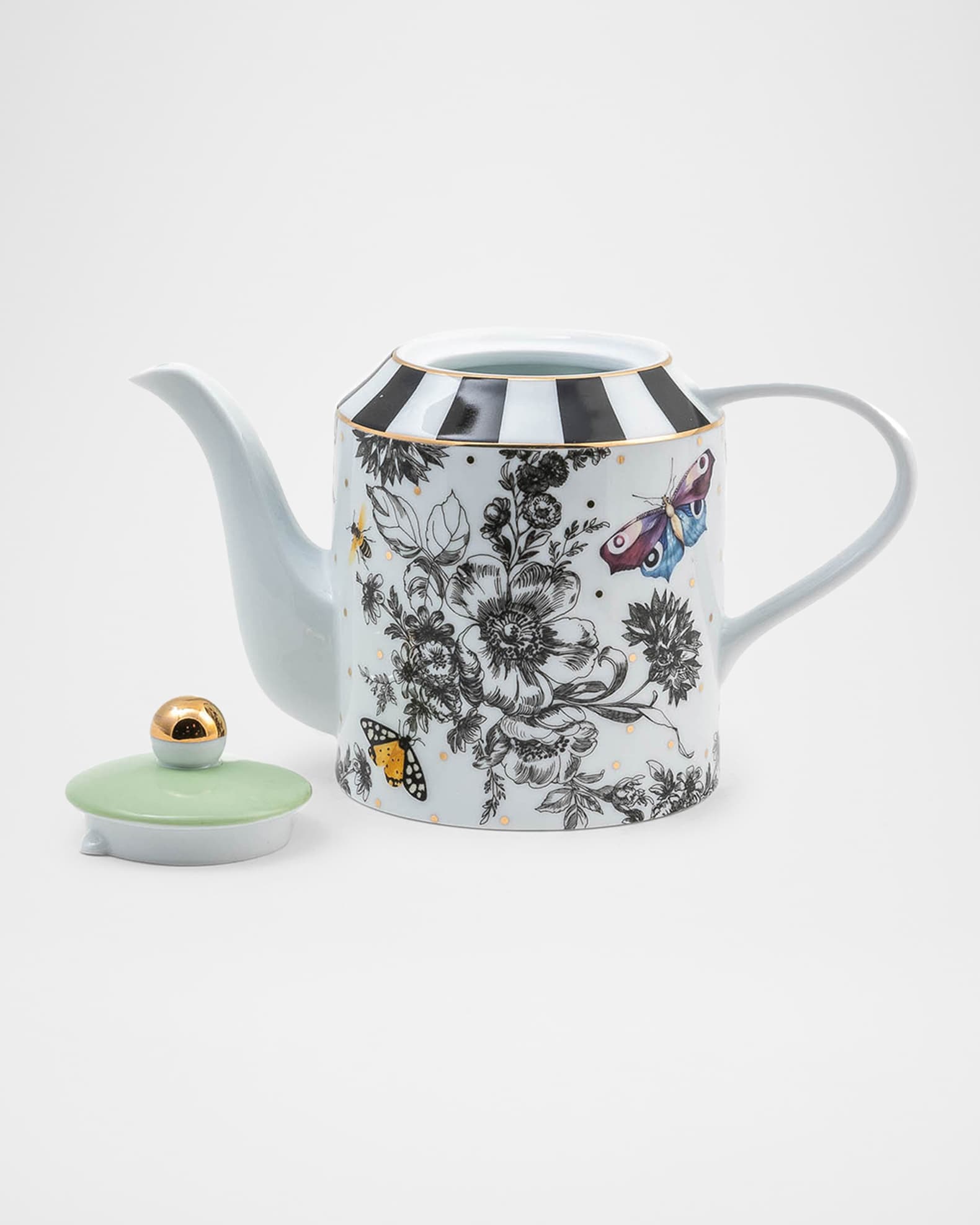 MacKenzie-Childs Butterfly Toile Teapot | Horchow