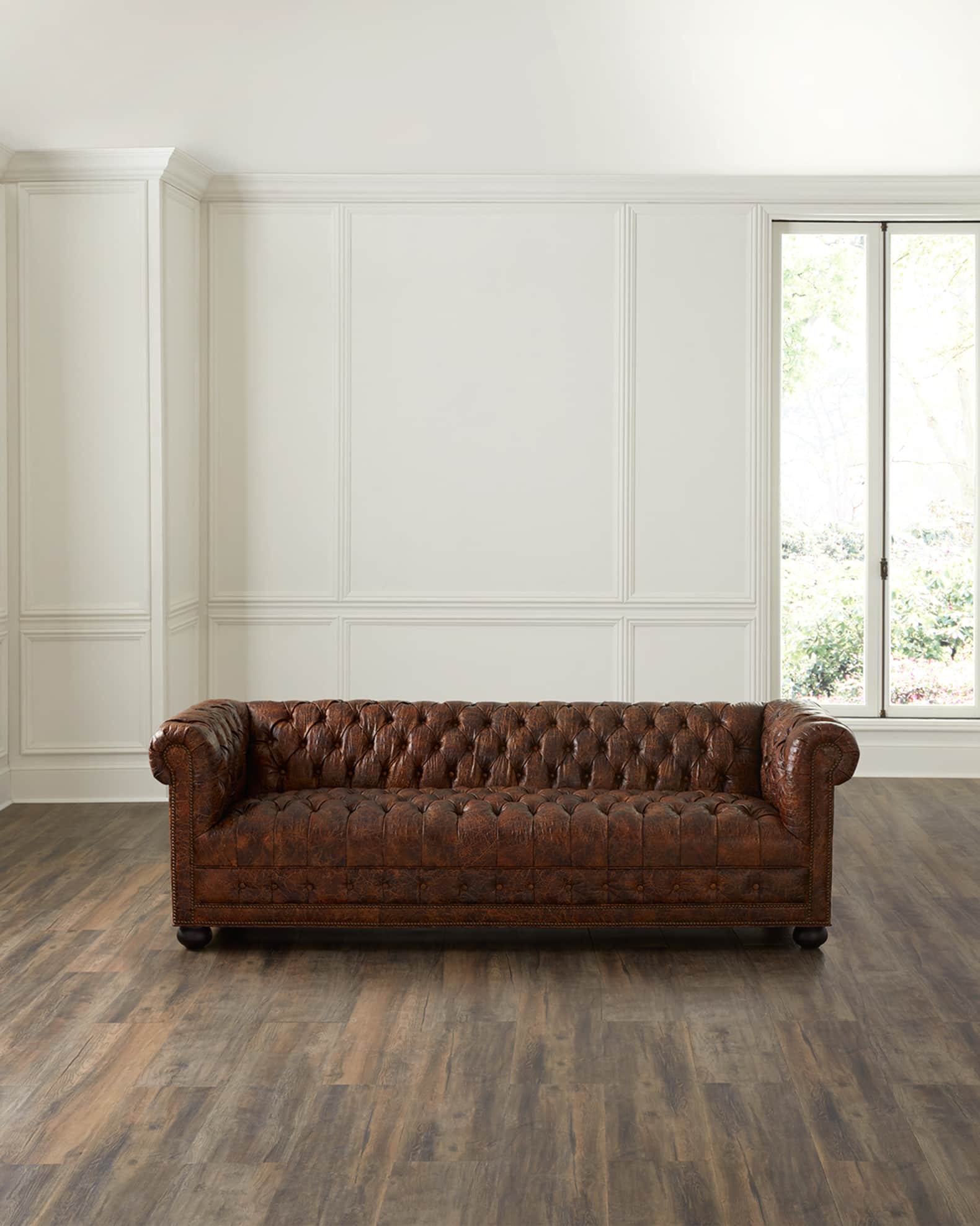 Old hickory tannery chesterfield sofa sale