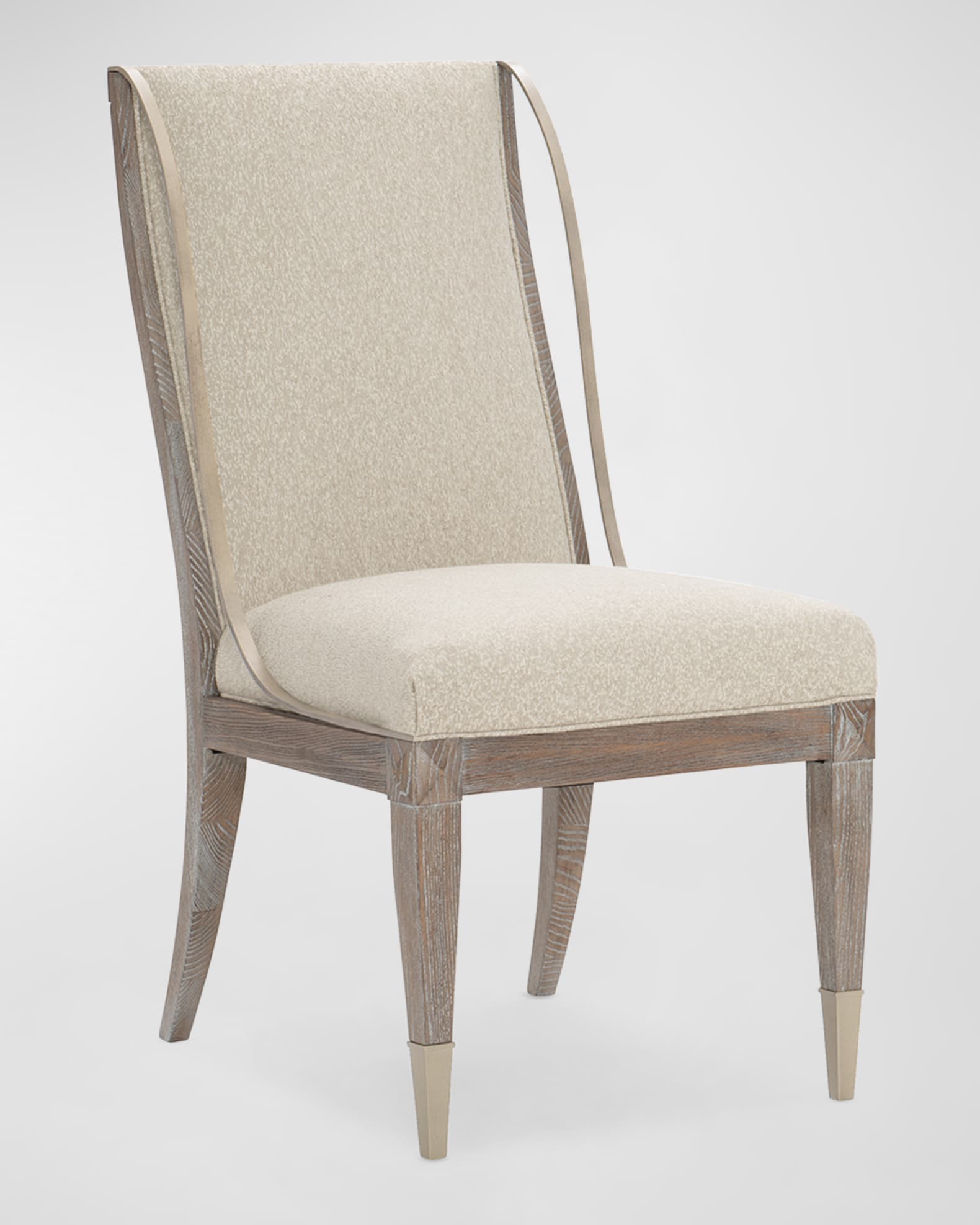 Side chairs with clearance arms