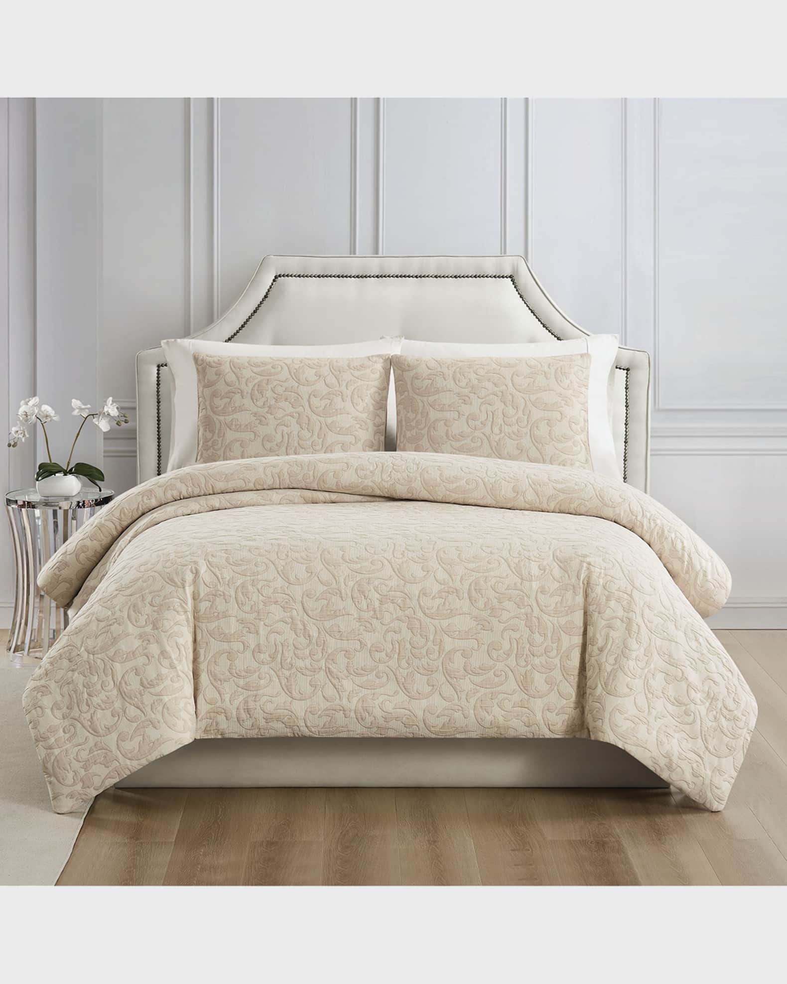Matelasse duvet cheap cover king