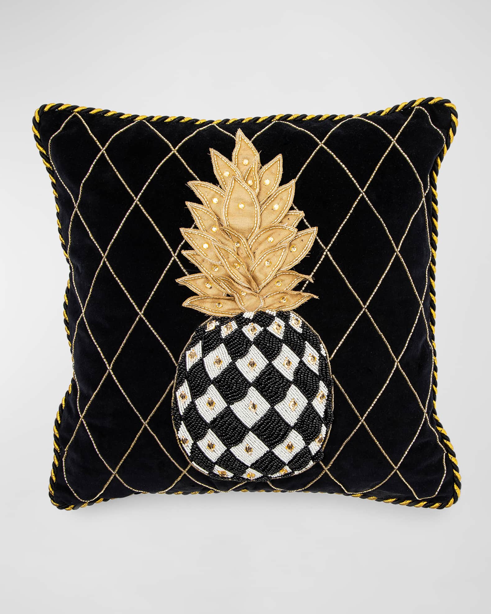 MacKenzie Childs Pineapple Pillow