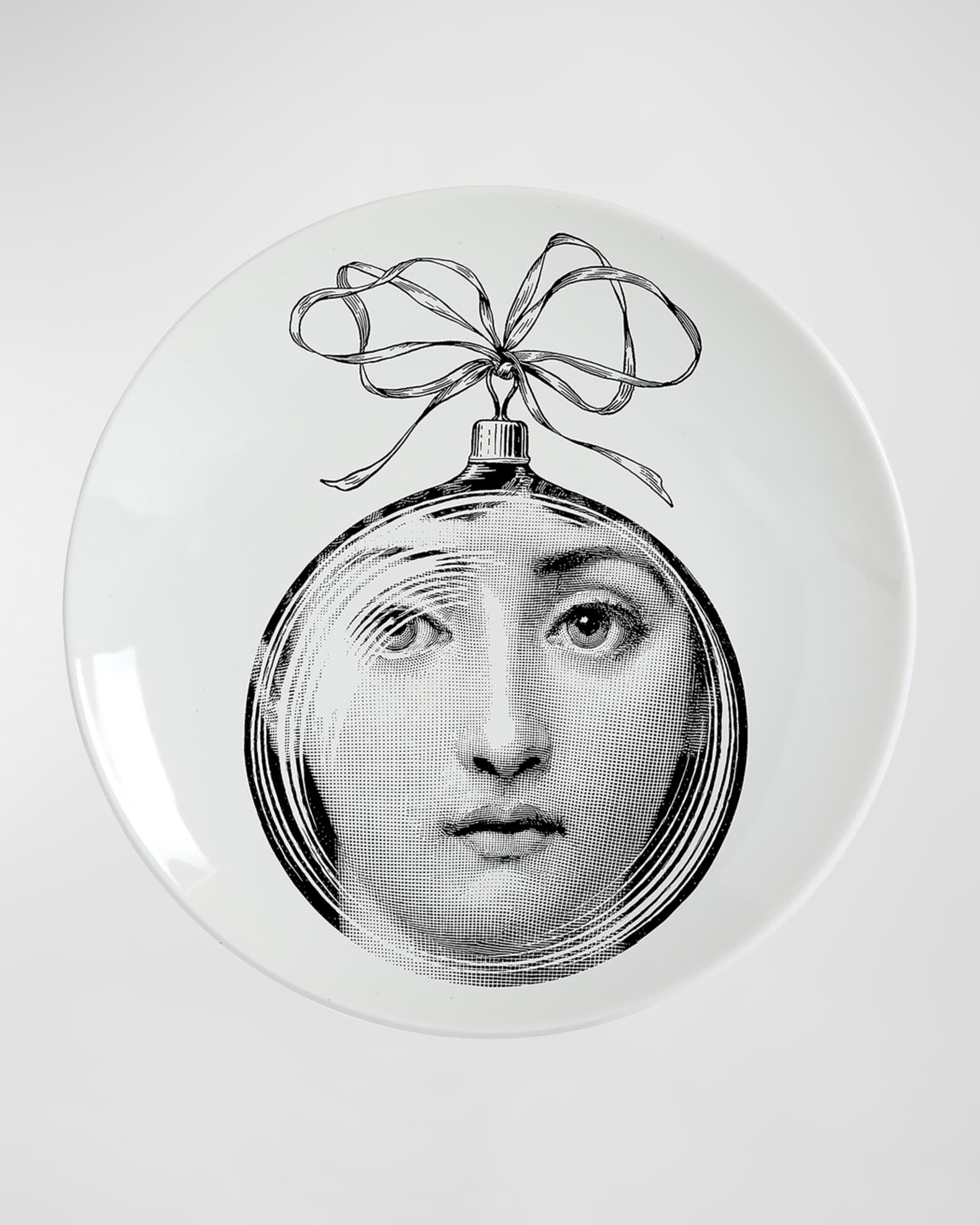 Fornasetti Tema e Variazioni n.88 Face Ornament Plate 