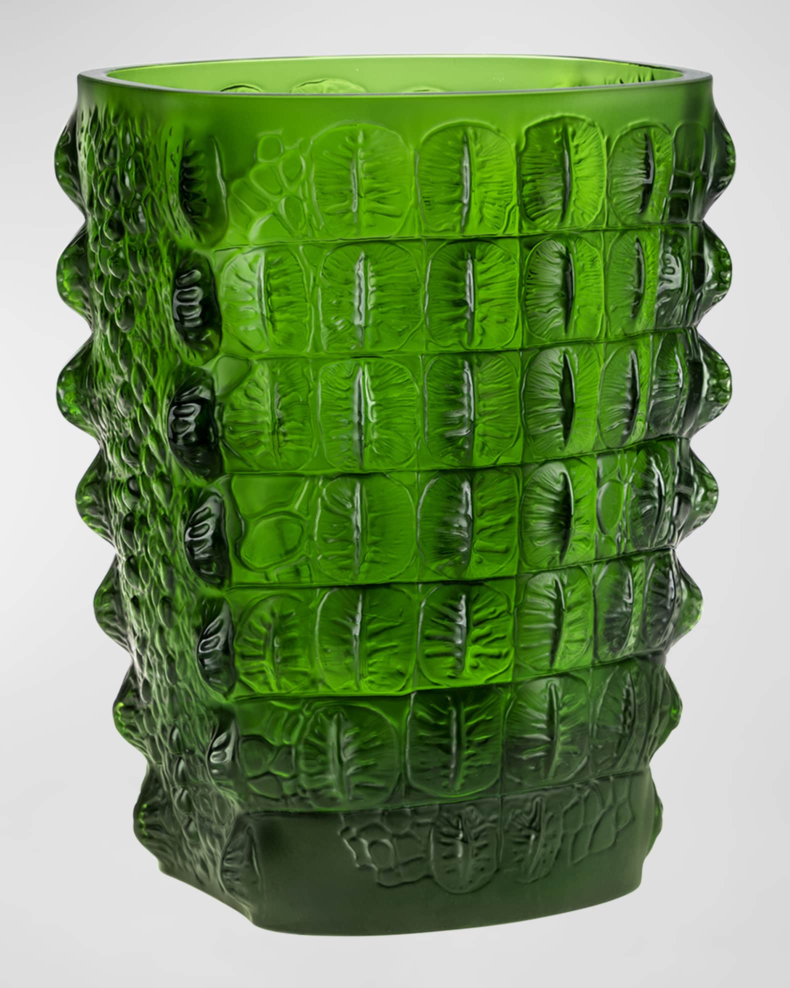 Lalique Croco Vase, 10