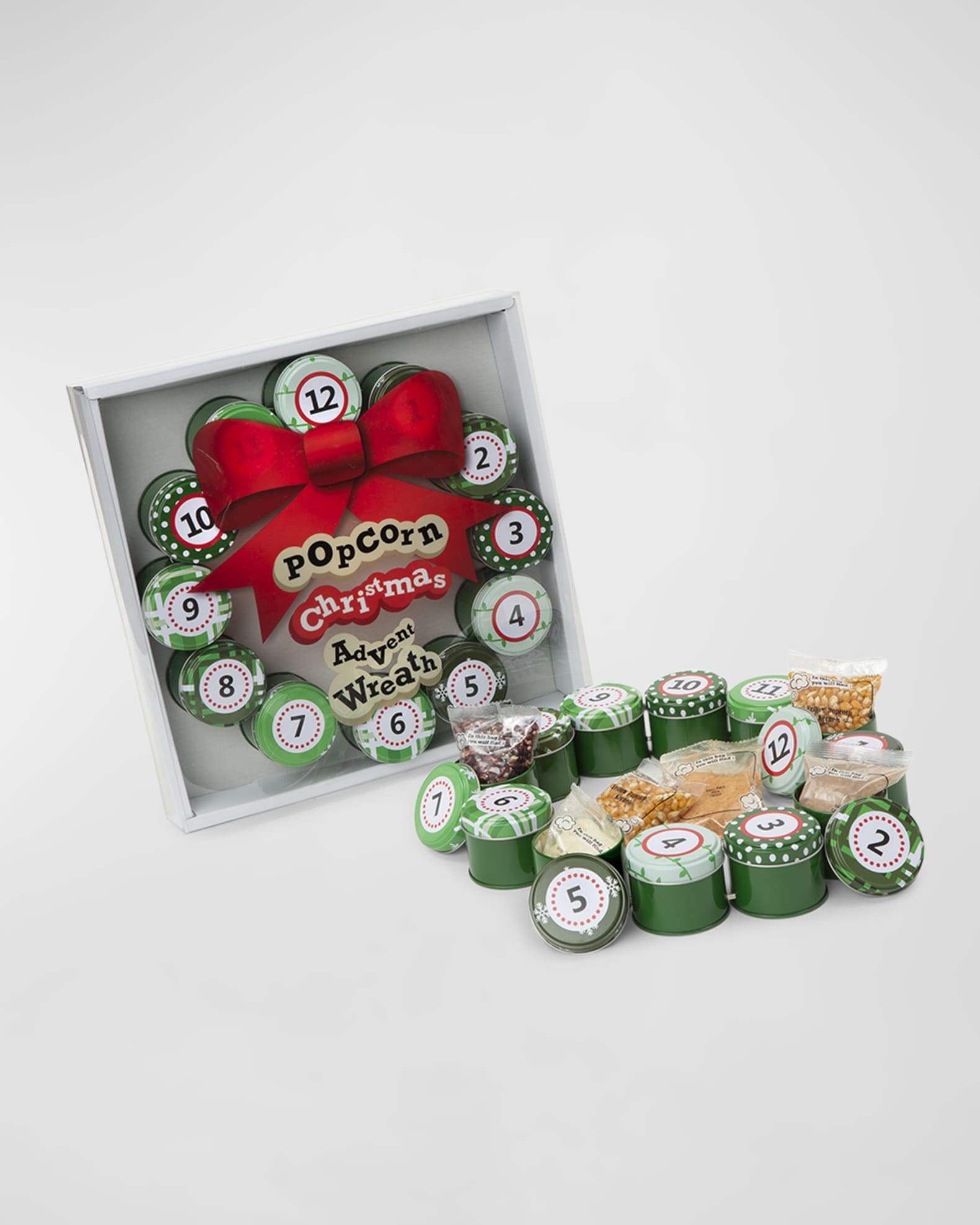 Wabash Valley Farms Popcorn Christmas Advent Wreath Horchow