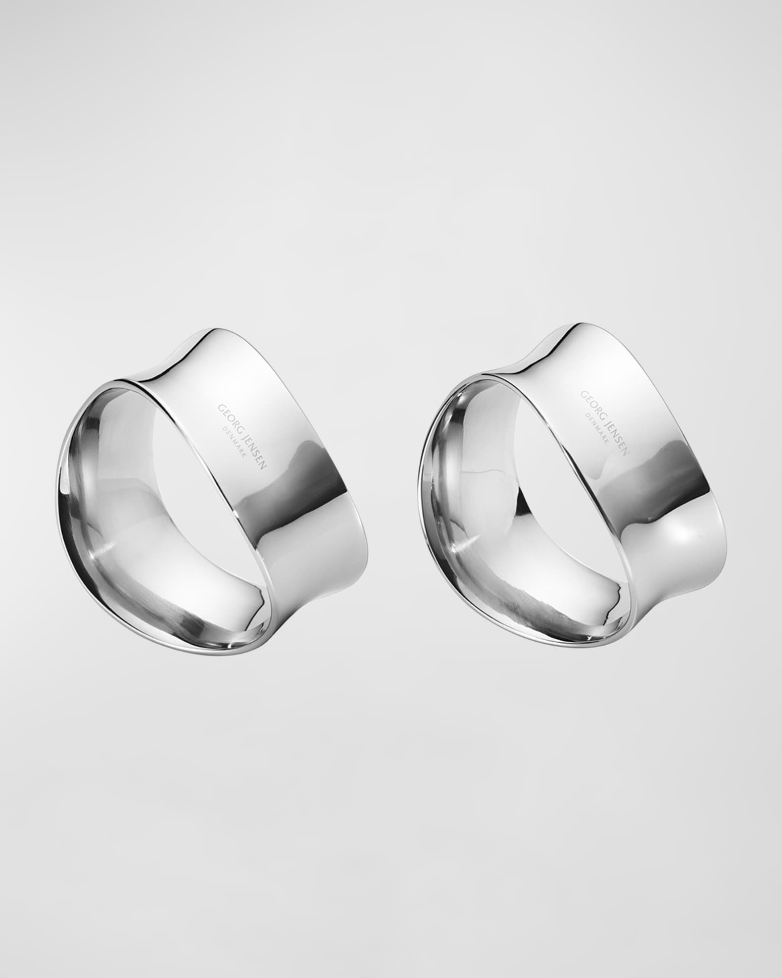 Georg Jensen Cobra Napkin Rings Set of 2 Horchow