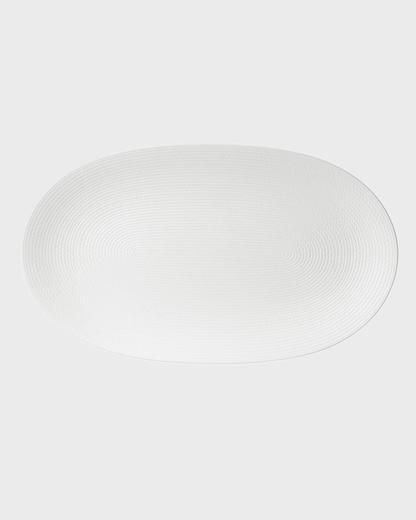 Lenox LX Collective White Oval Tray Horchow