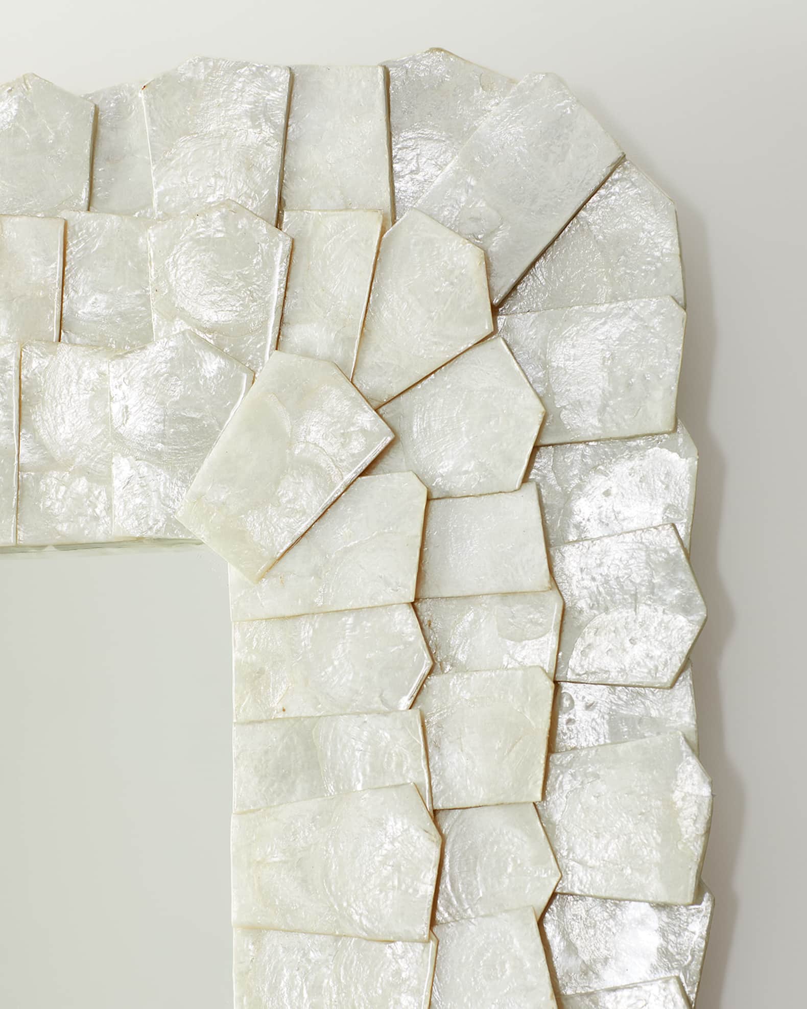 Neiman Marcus Layered Capiz Mirror - 50" | Horchow