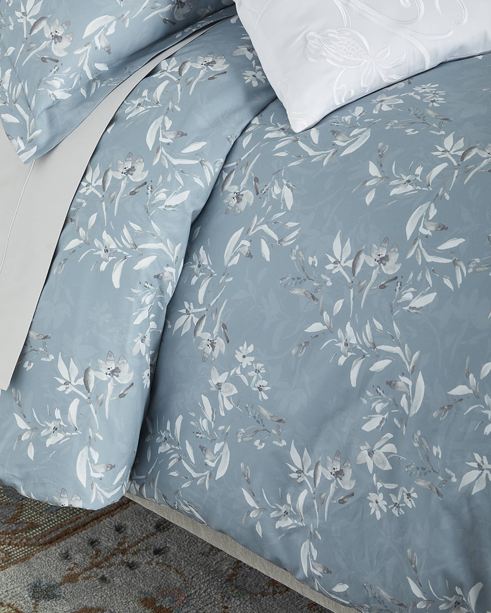 Sferra Gardens King Duvet Cover Set