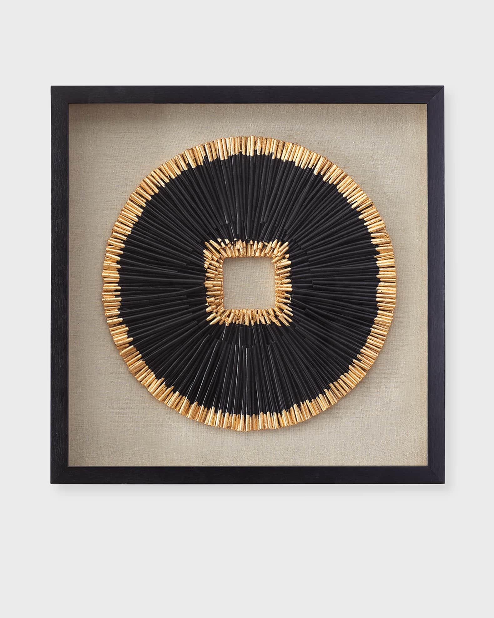 Neiman Marcus Texture Framed Wall Decor