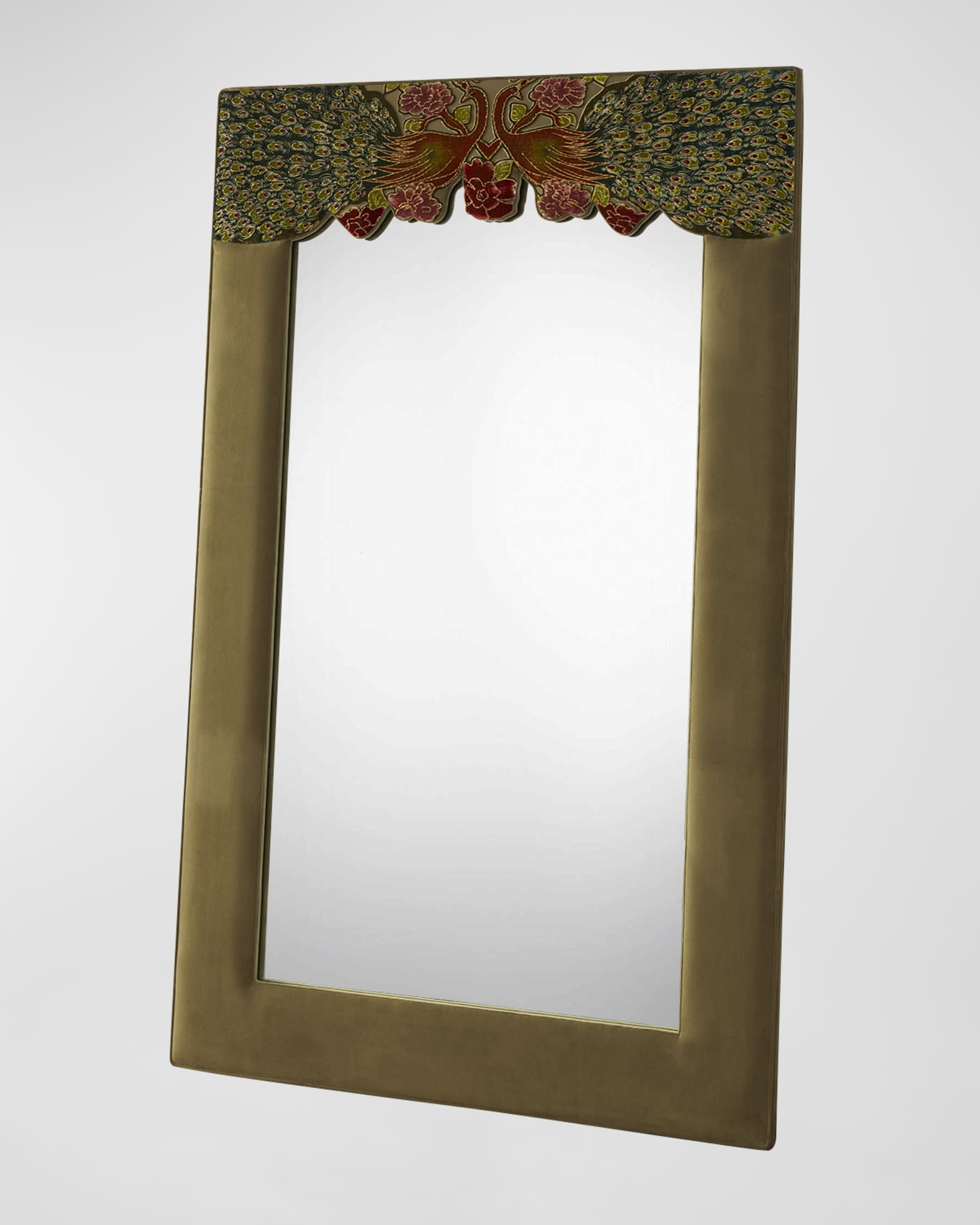 Haute House Peacock Floor Mirror, Sage Horchow
