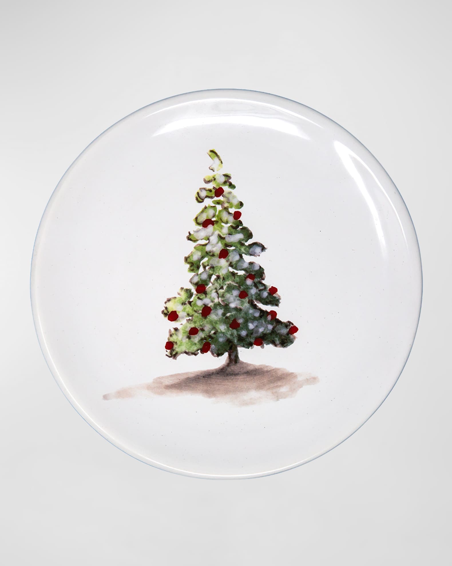 Arte Italica Tuscan Christmas Tree Bread/Canape Plate