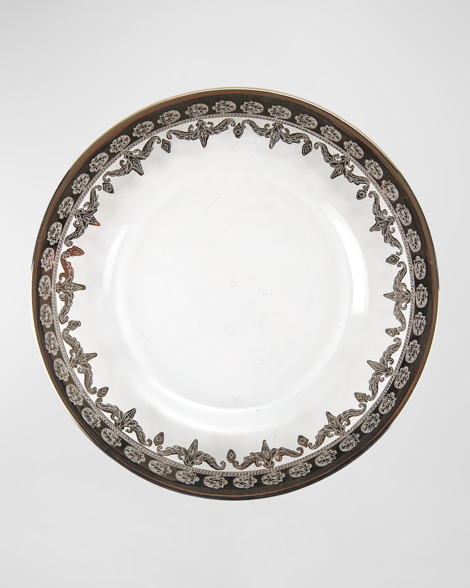 Arte Italica Vetro Platinum Dinner Plate