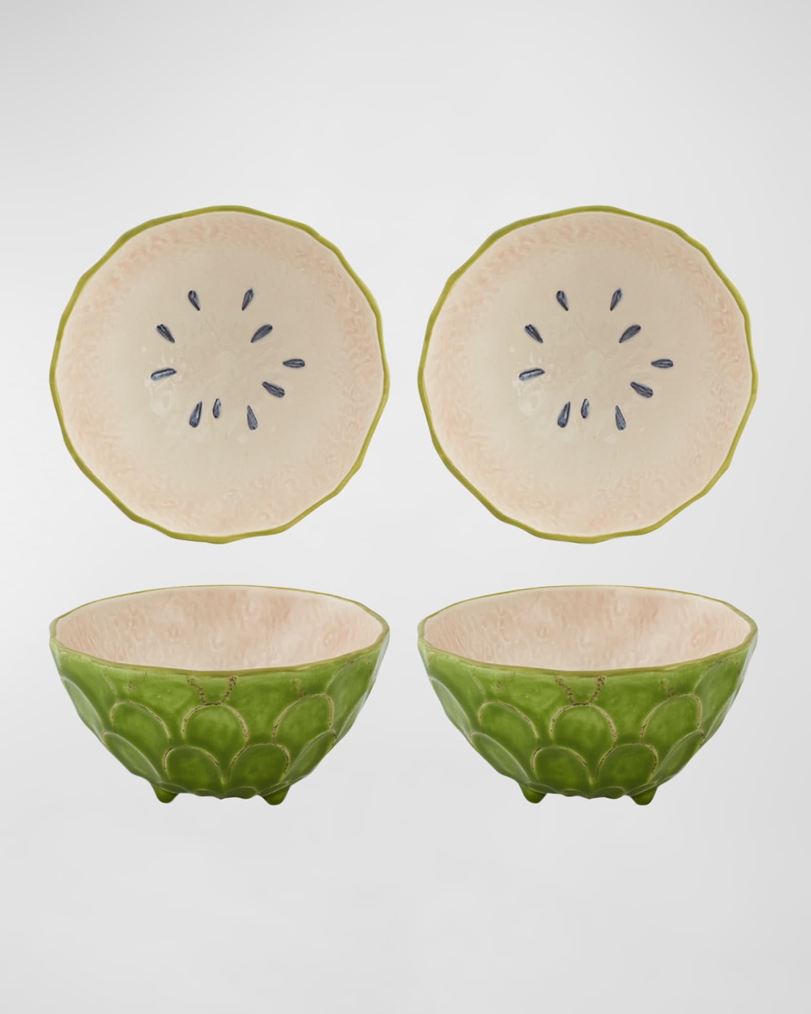 Bordallo Pinheiro Annona Bowls, Set of 4