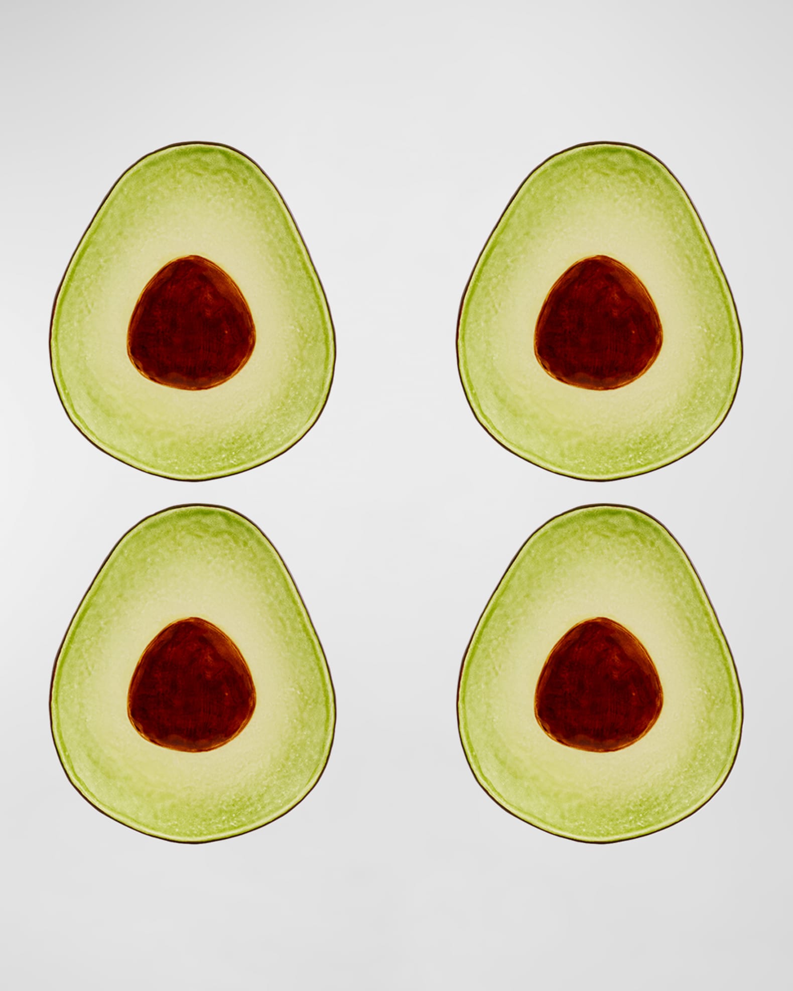 Bordallo Pinheiro Avocado Dessert Plates, Set of 4