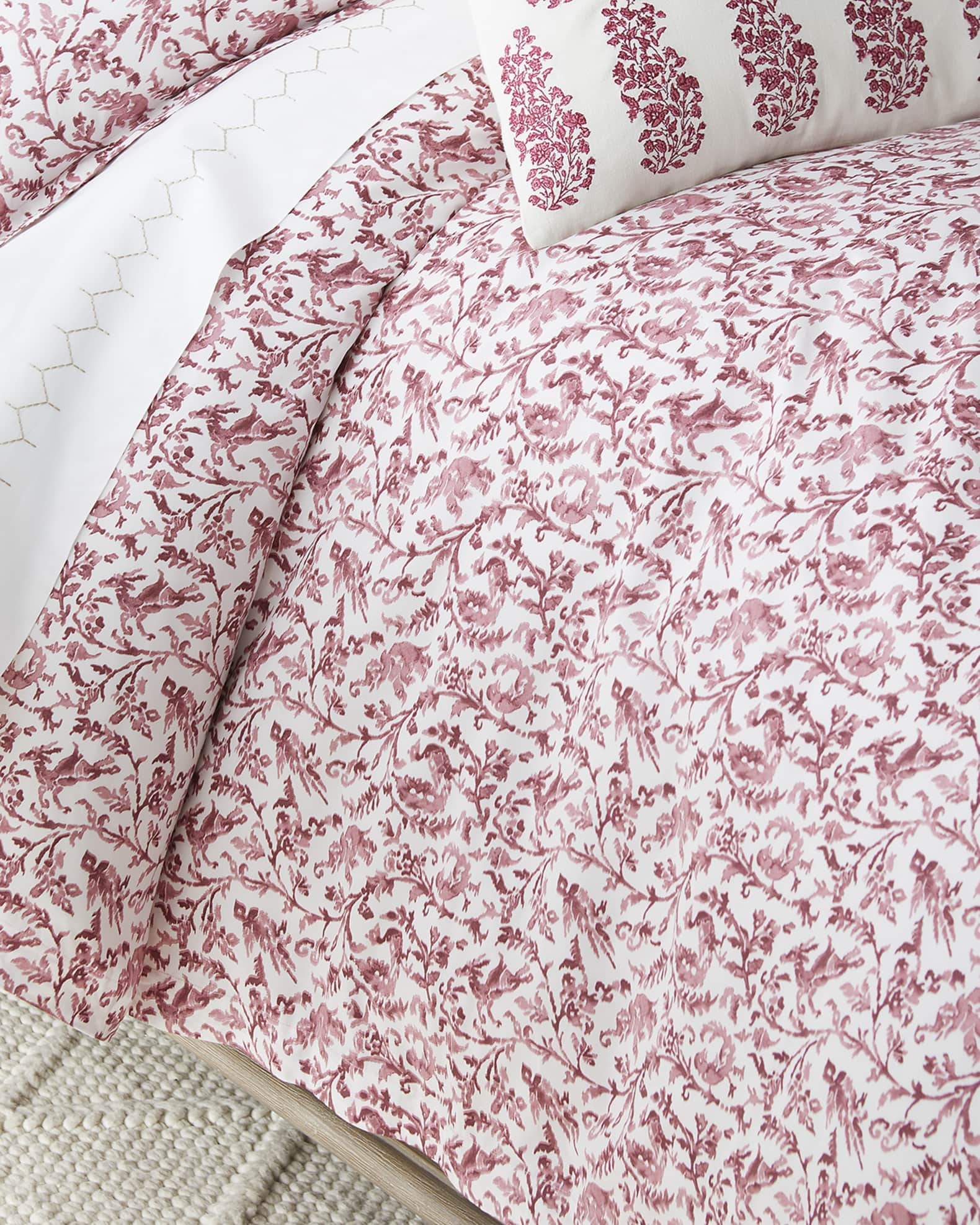 John Robshaw Taani Berry King Duvet Cover Horchow