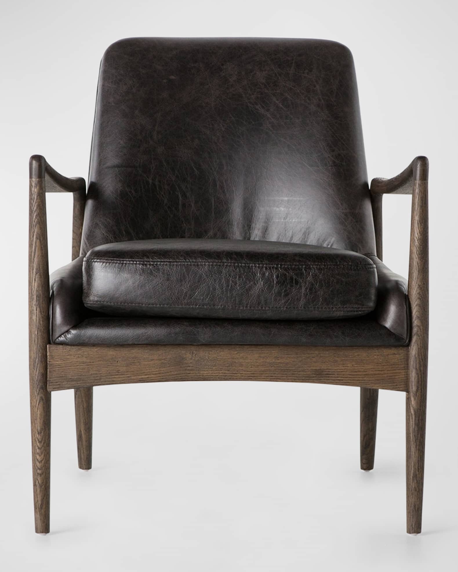 Four Hands Braden Leather Chair | Horchow