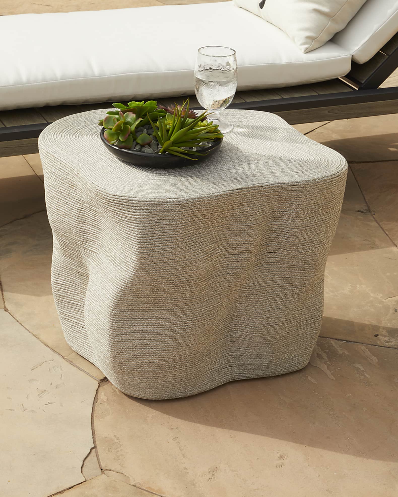 Palecek Caspian Outdoor Side Table Horchow