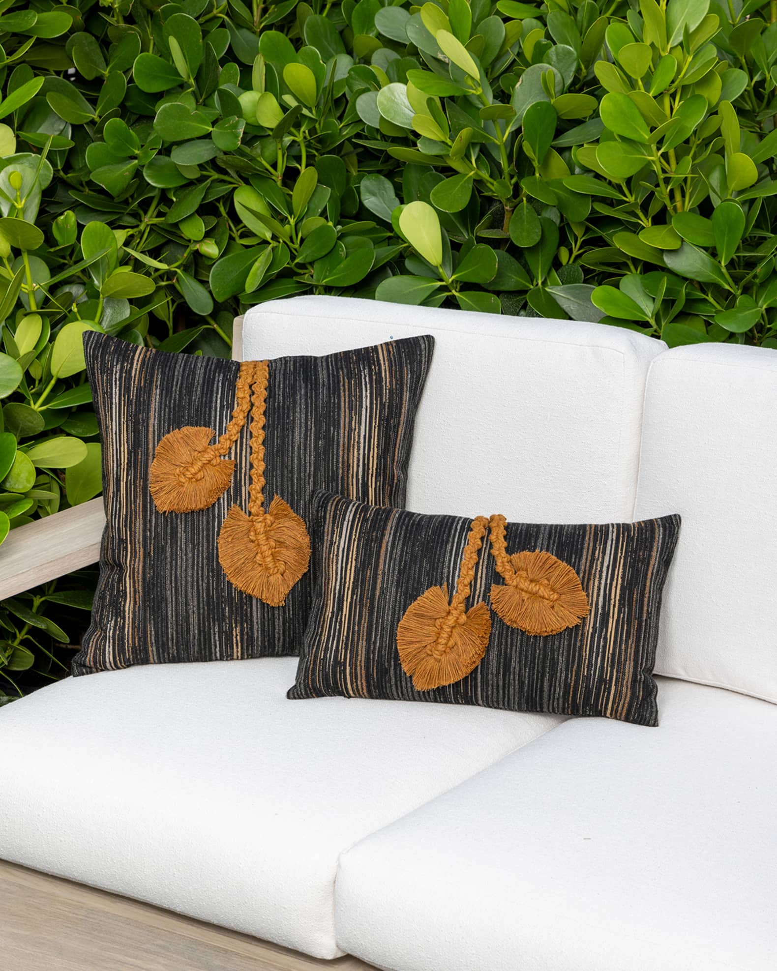 Elaine Smith Ingenuity Indoor Outdoor Lumbar Pillow 12 x 20 Horchow