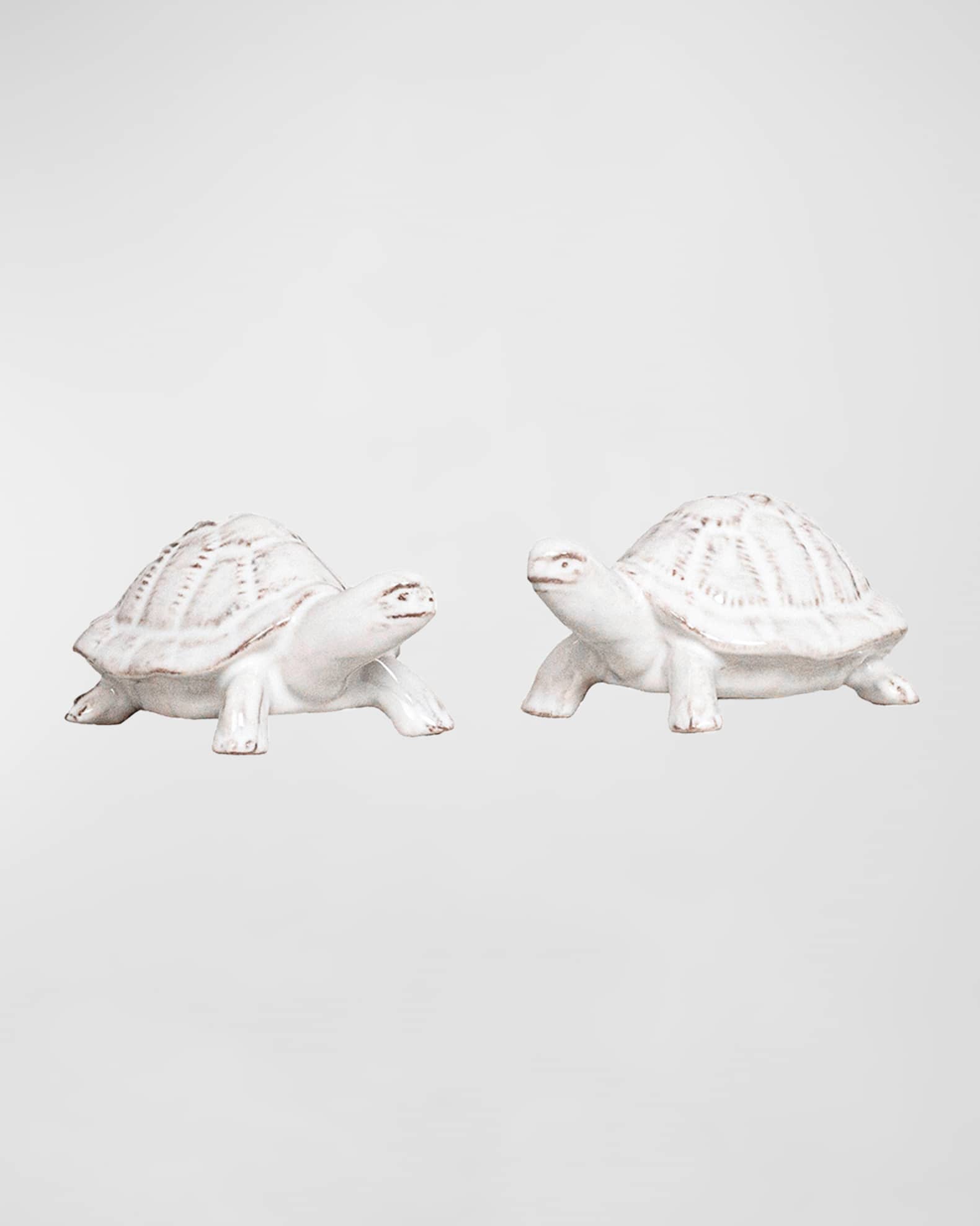 Juliska Leonardo and Donatello Turtle Salt & Pepper Shakers 