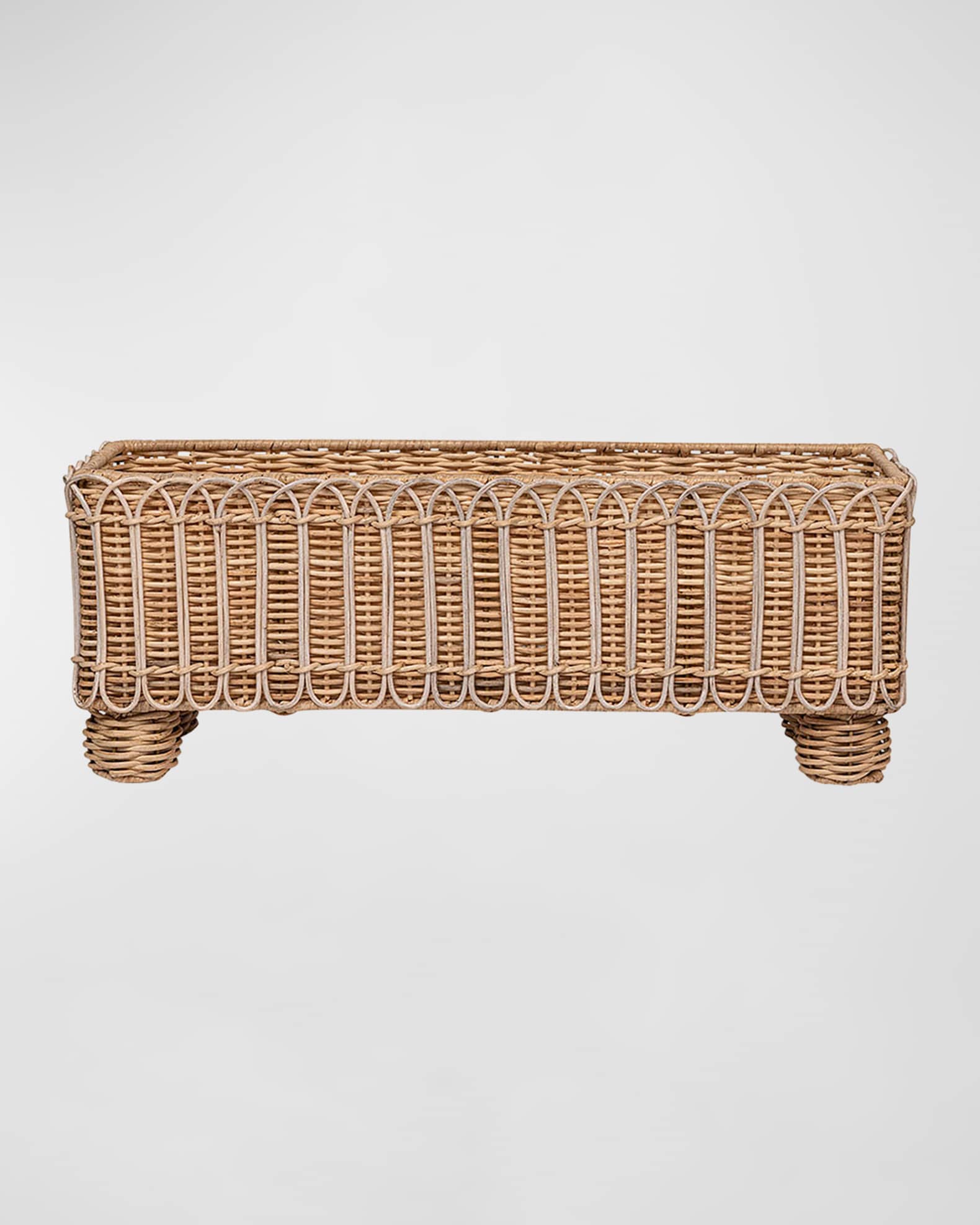 Juliska Provence Rattan Rectangular Planter