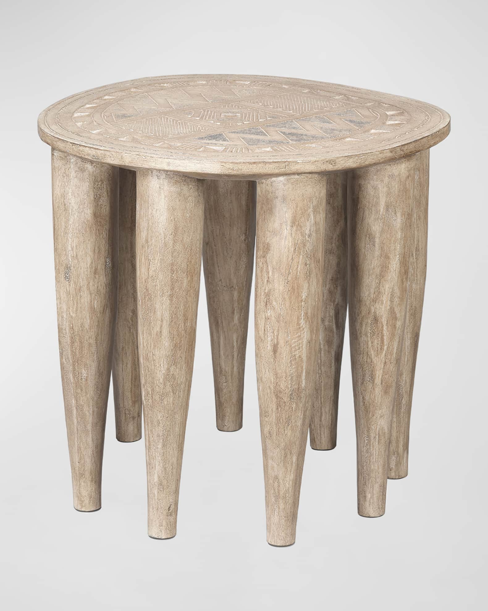 Jamie Young Naga Stool 