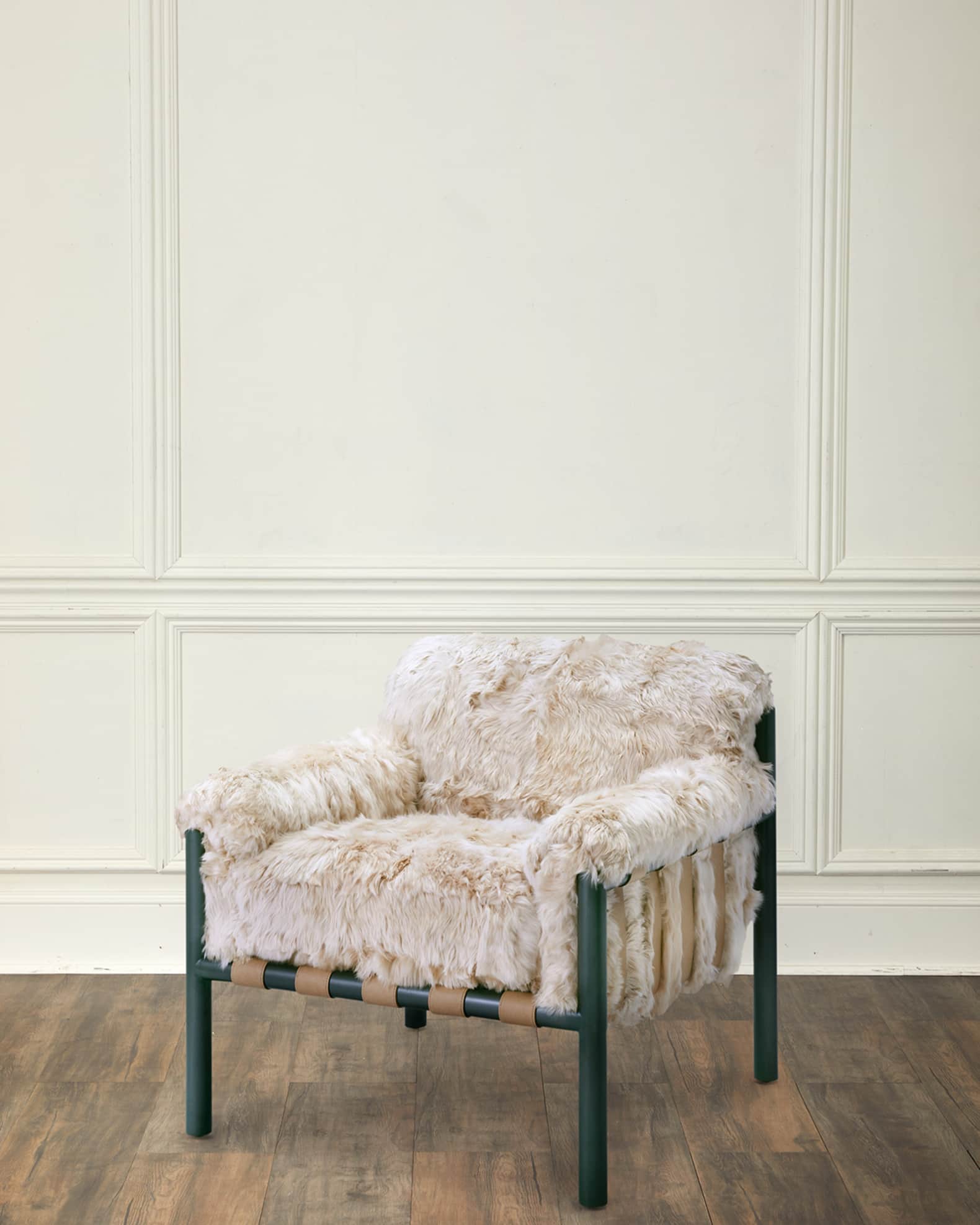 Massoud Walker Shearling Chair
