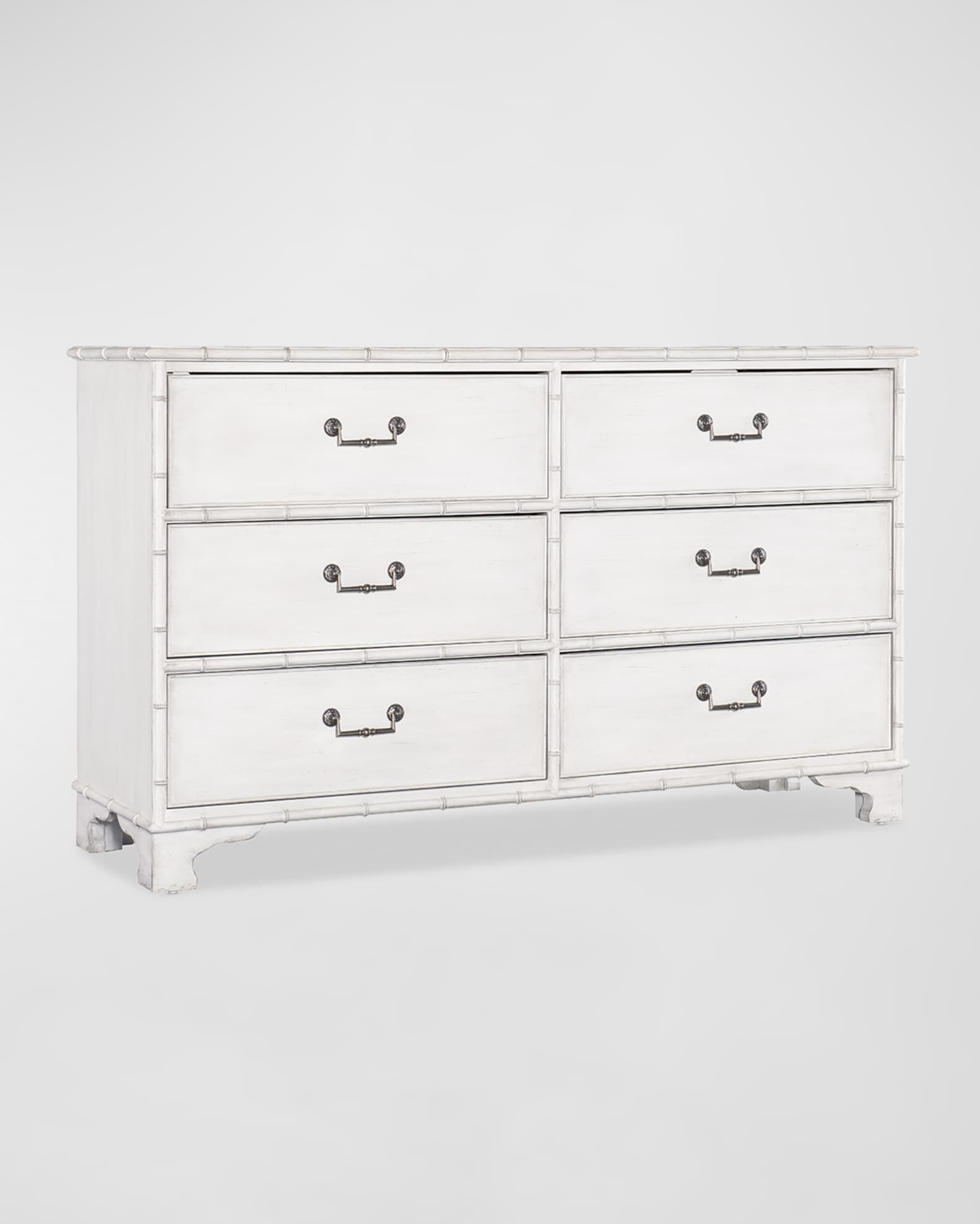 Hooker Furniture Charleston White 6-Drawer Dresser 