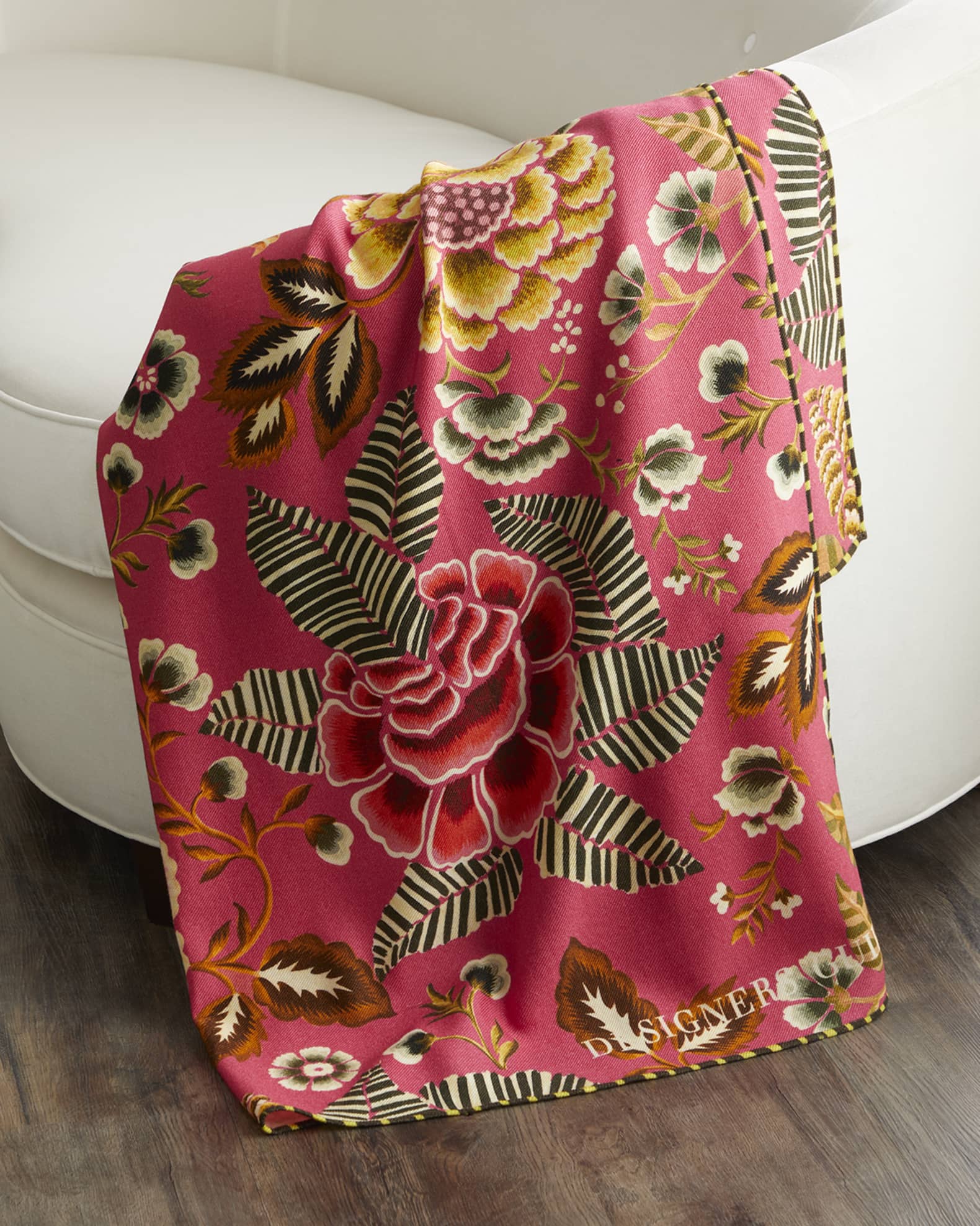 Cerise pink hot sale bed throw