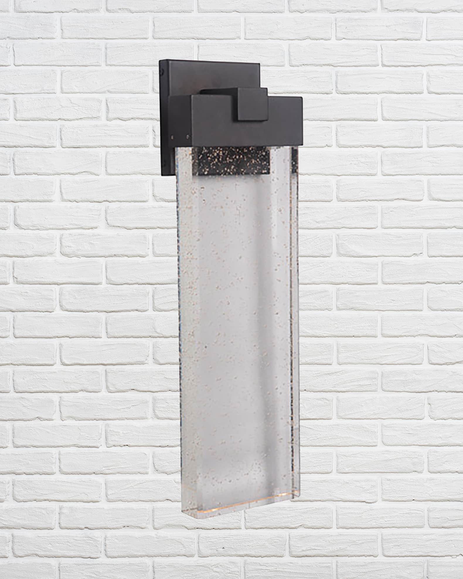 Ellington Aria 1-Light Large LED Outdoor Wall Mount - Black Matte 