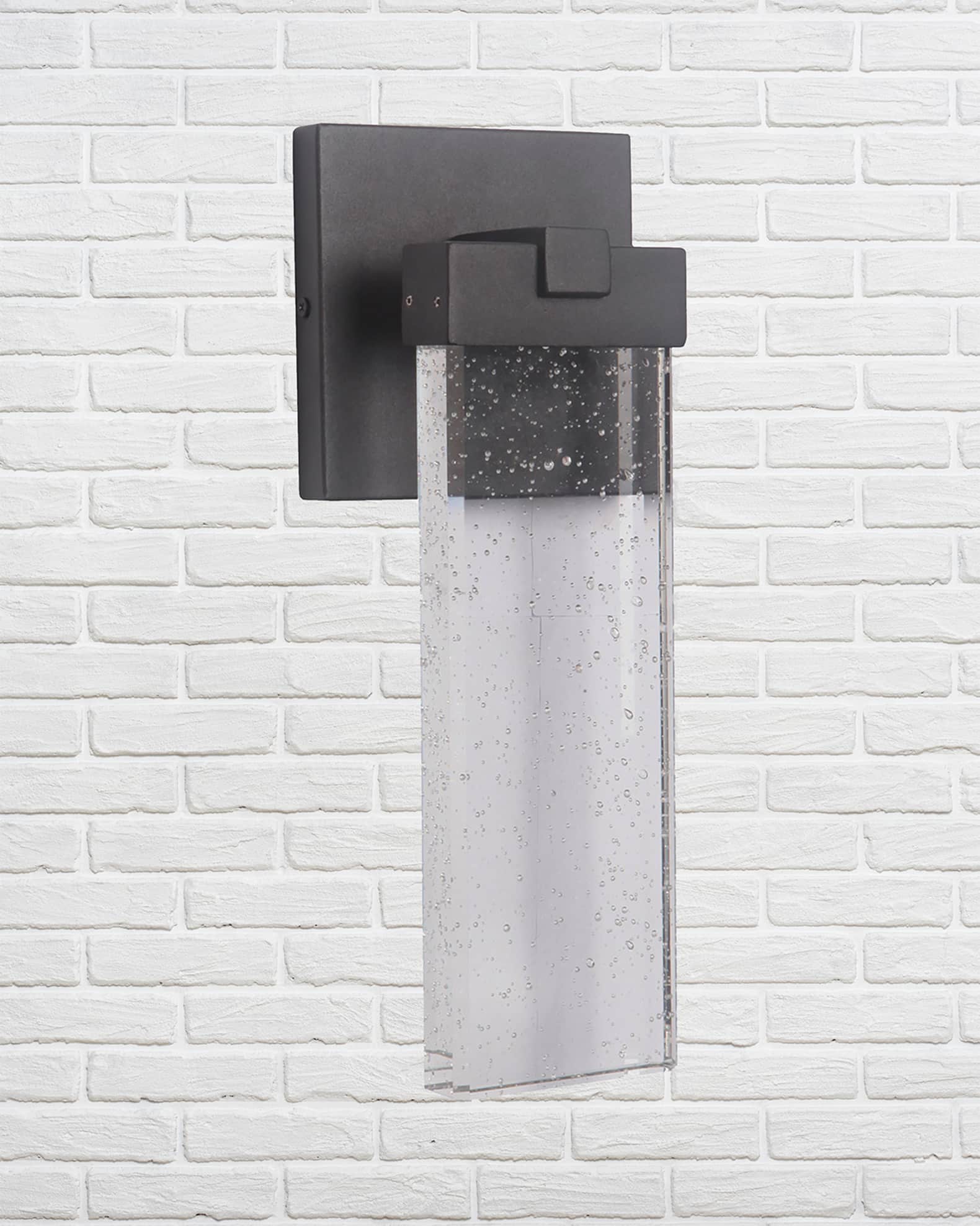 Ellington Aria 1-Light LED Outdoor Wall Mount, Matte Black 