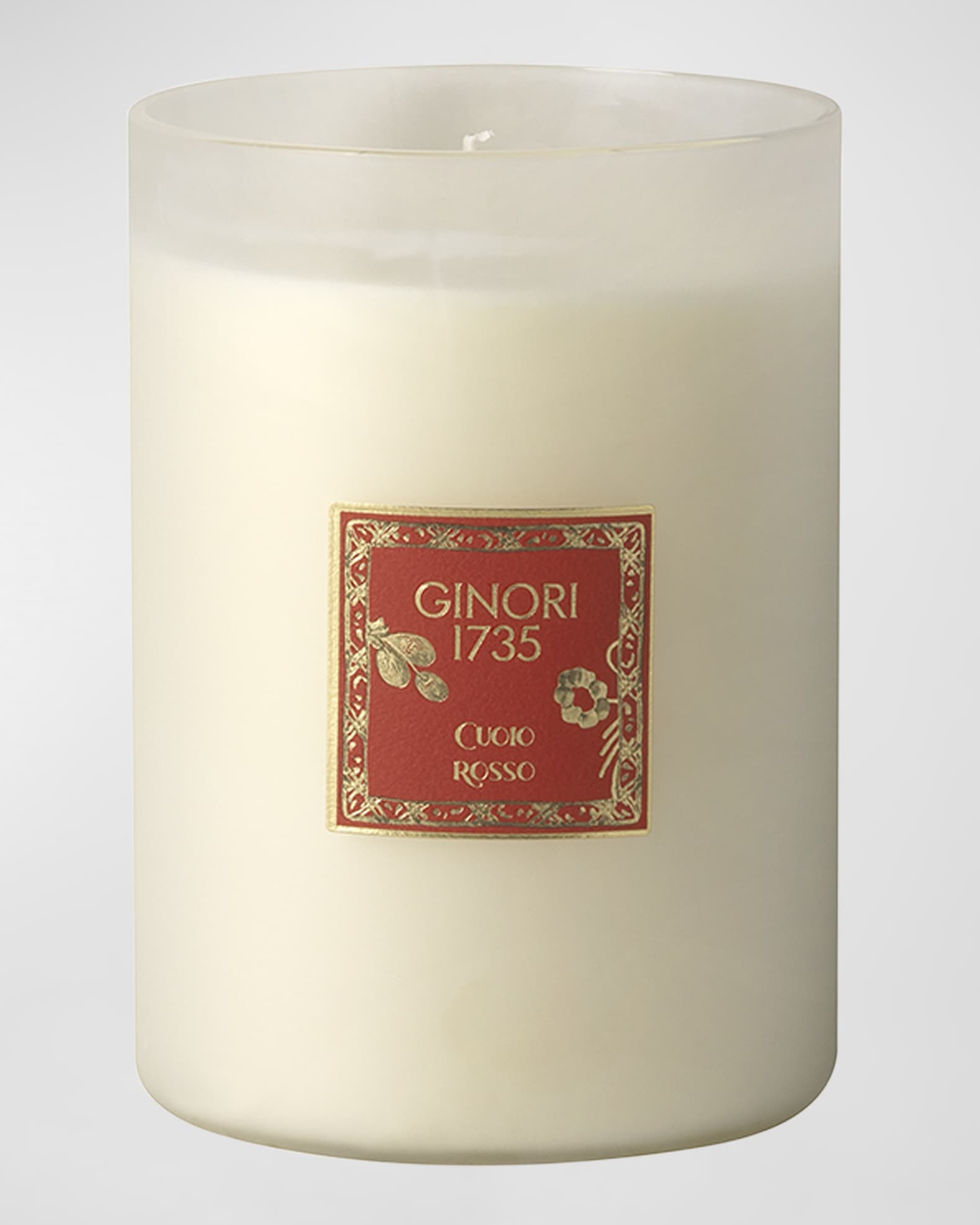 GINORI 1735 Cuoio Rosso Scented Candle Refill for Candleholder Vase, 39 oz.