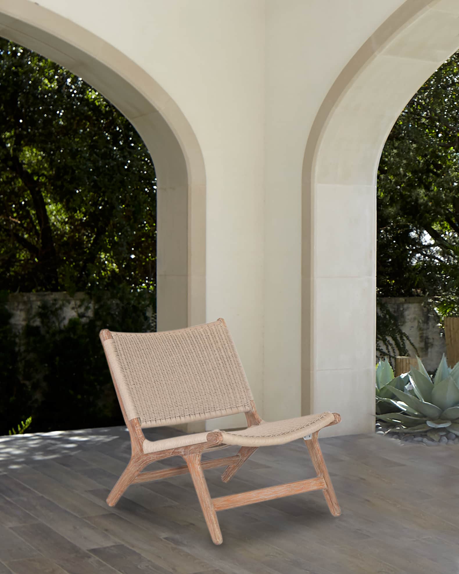 Teak accent chair best sale