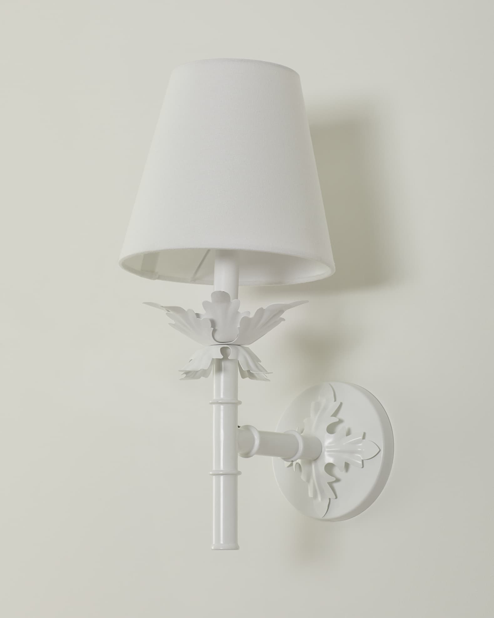 Bamboo sconce deals
