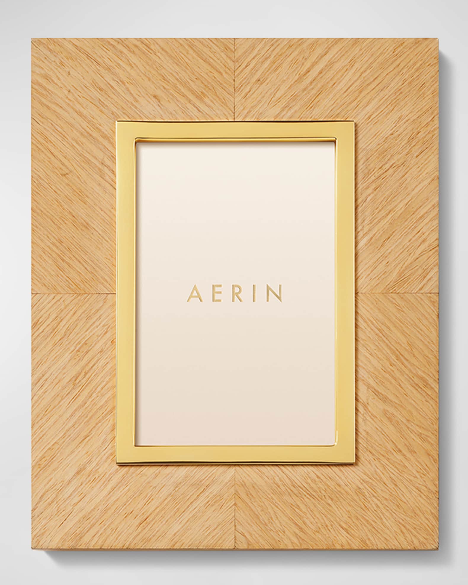 AERIN Marcello Oak Wood Picture Frame, 4" x 6" Horchow