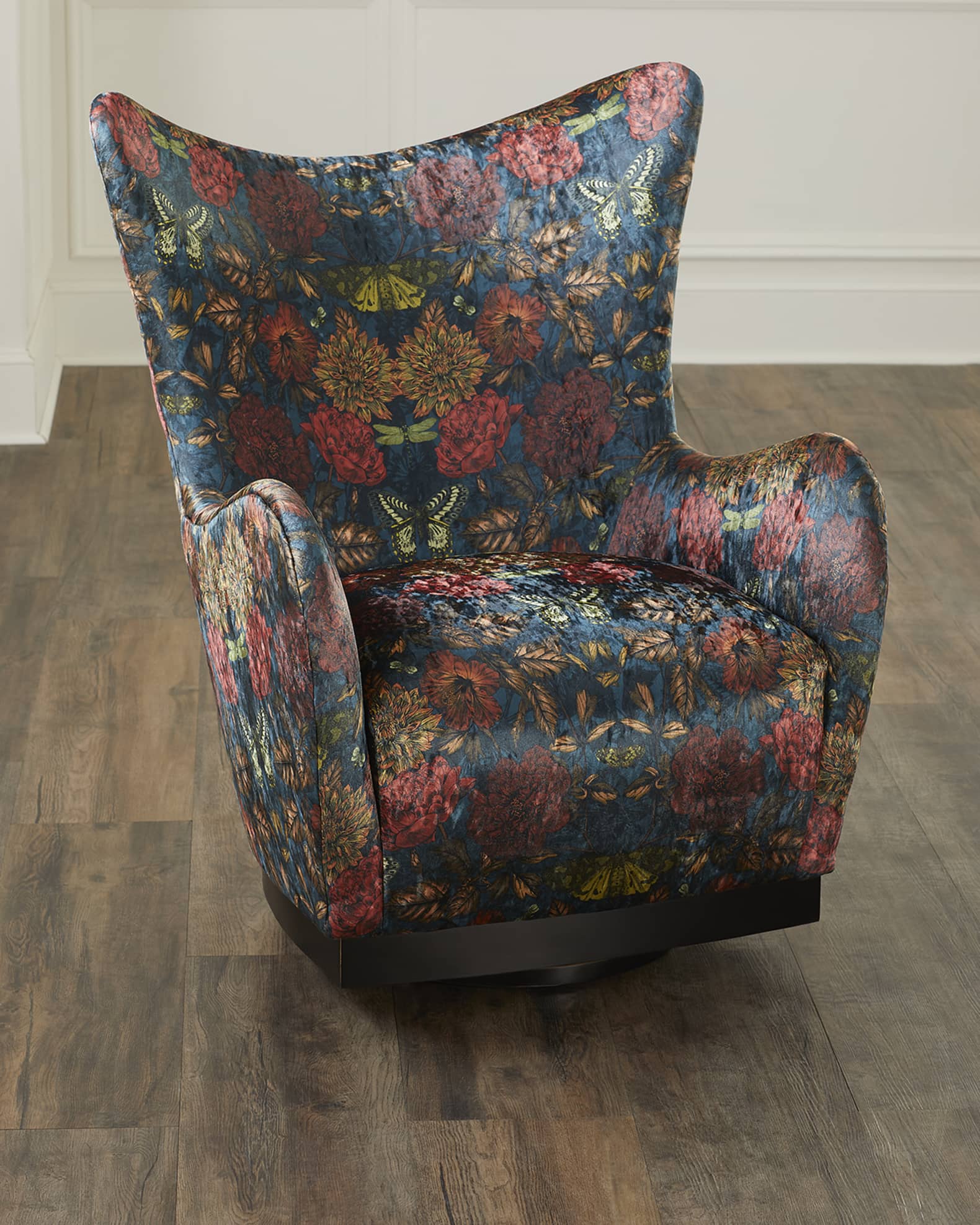 Massoud Vesper Swivel Wing Chair