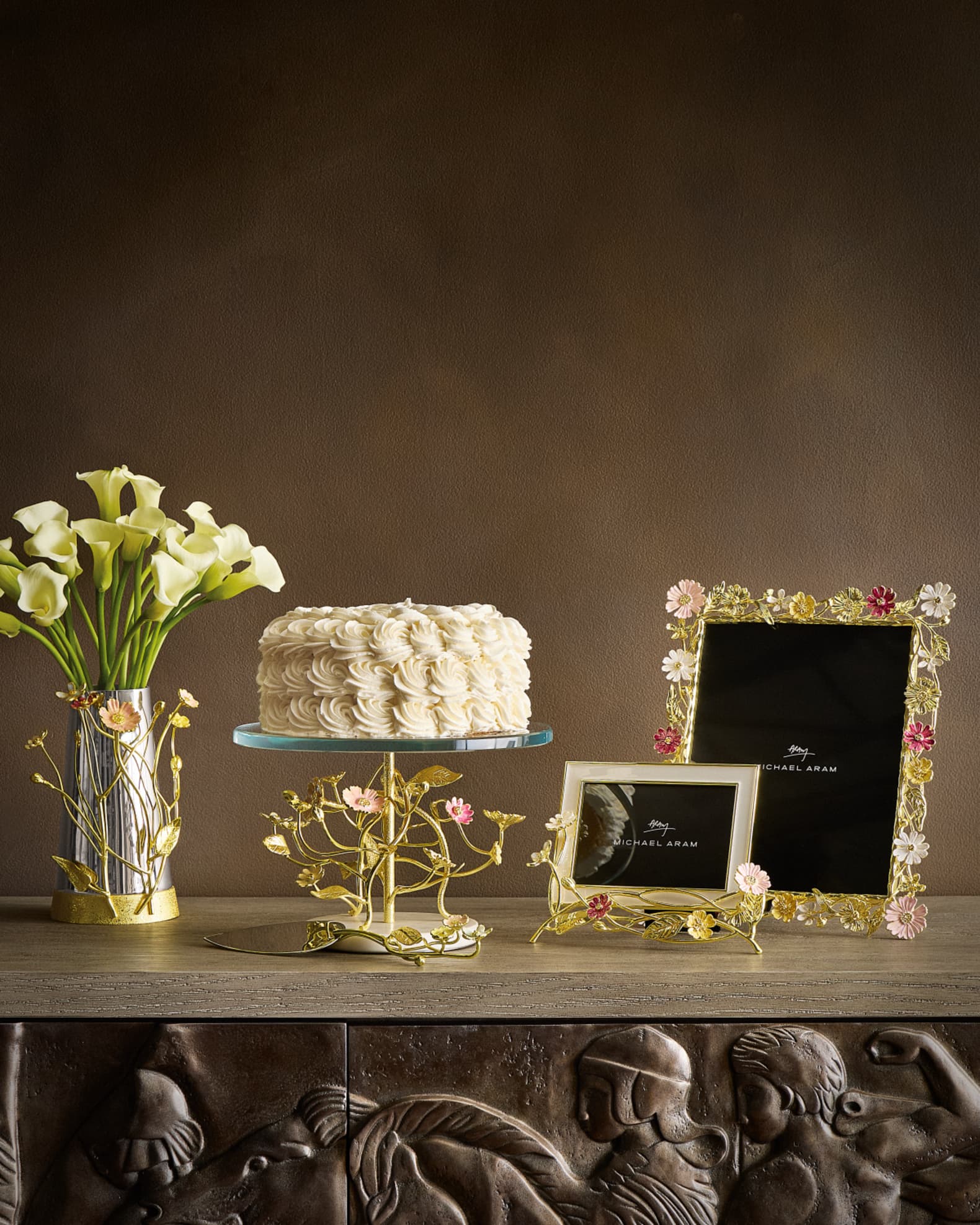 Michael Aram Wildflowers Vase, 8