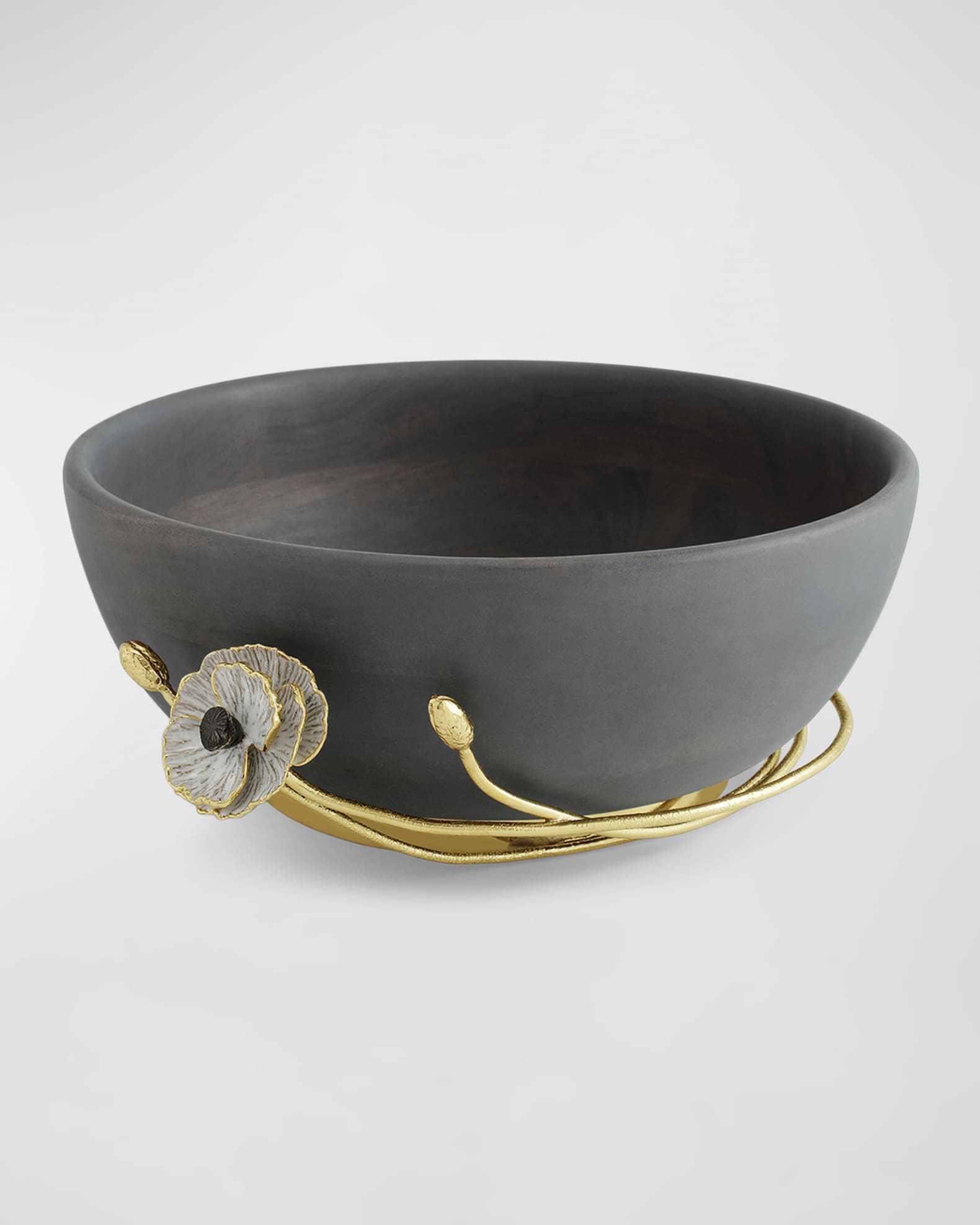 Michael Aram Anemone Wood Bowl