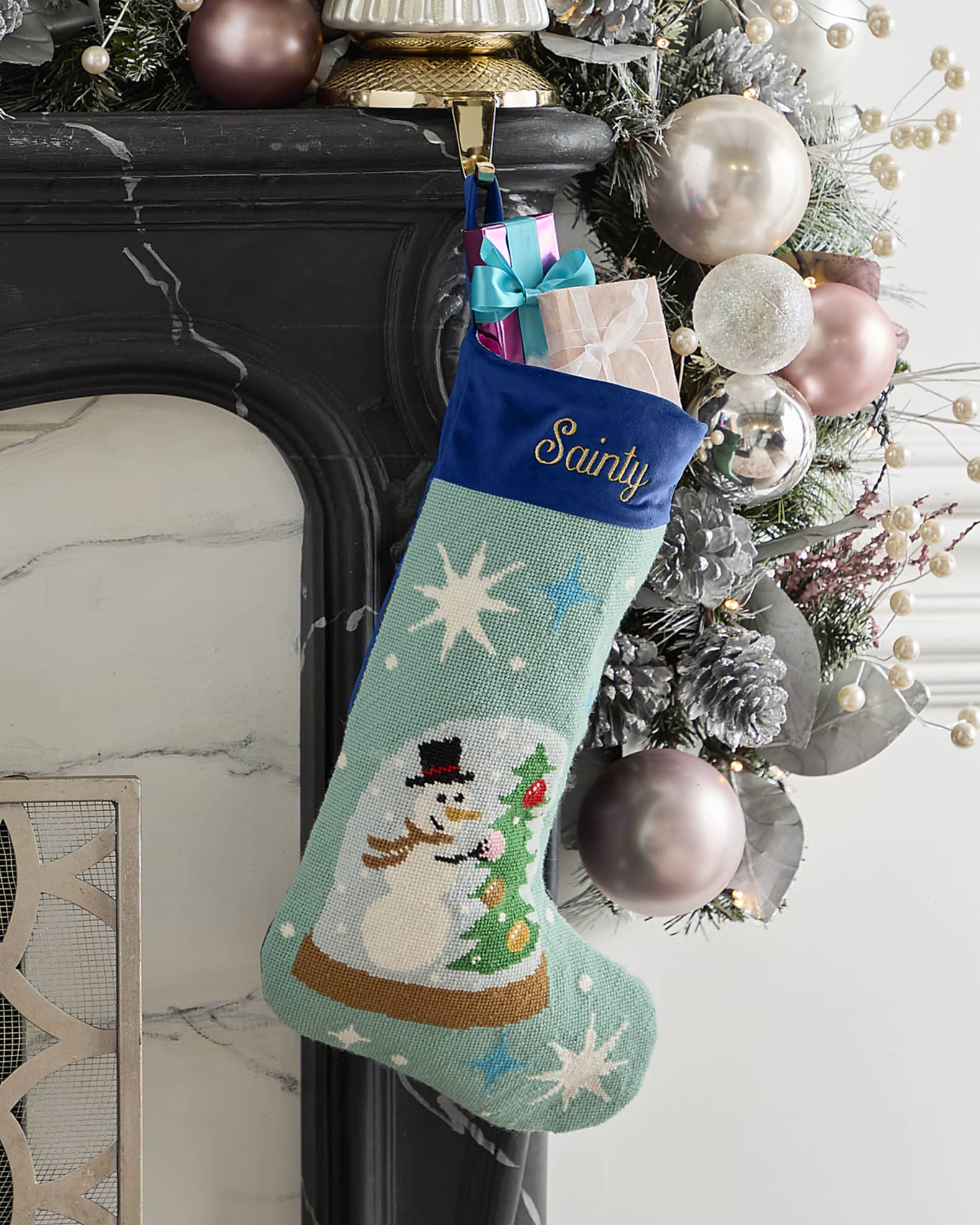 Bauble Stockings x Sainty Nelsen 
