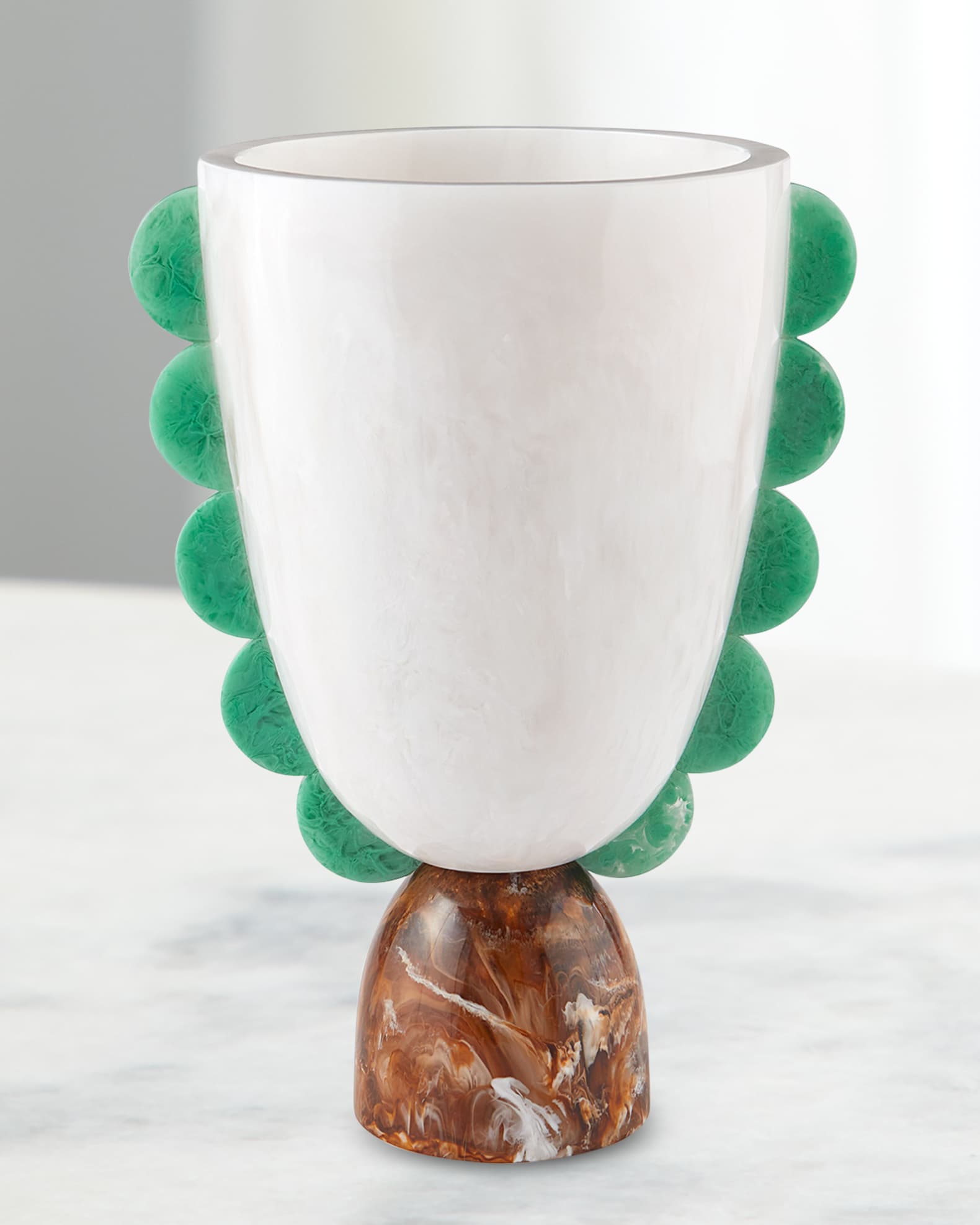 Jonathan Adler Mustique Scalloped Urn 