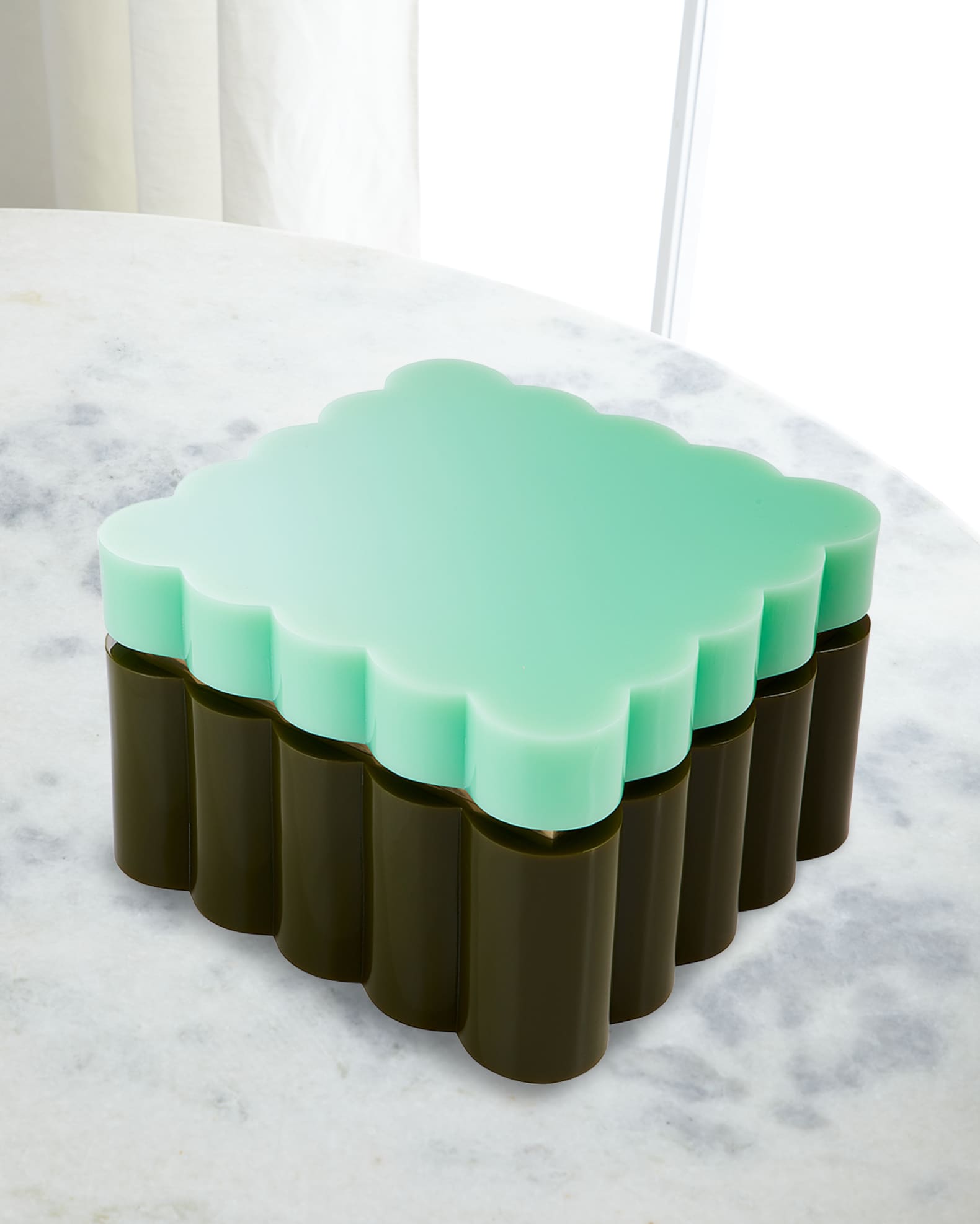 Jonathan Adler Fleur Medium Acrylic Box