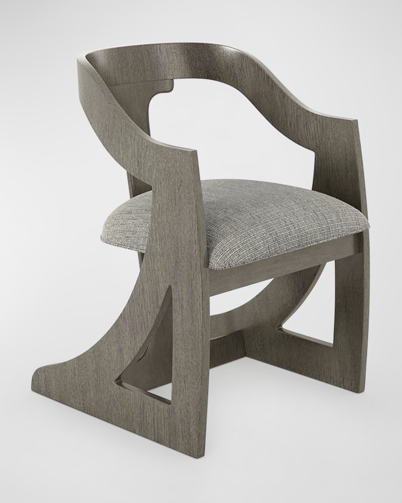 Casa Ispirata Cresent Barrel Dining Chair