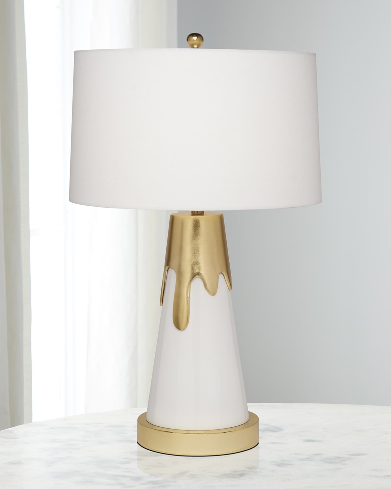 John Richard Collection Melted Table Lamp