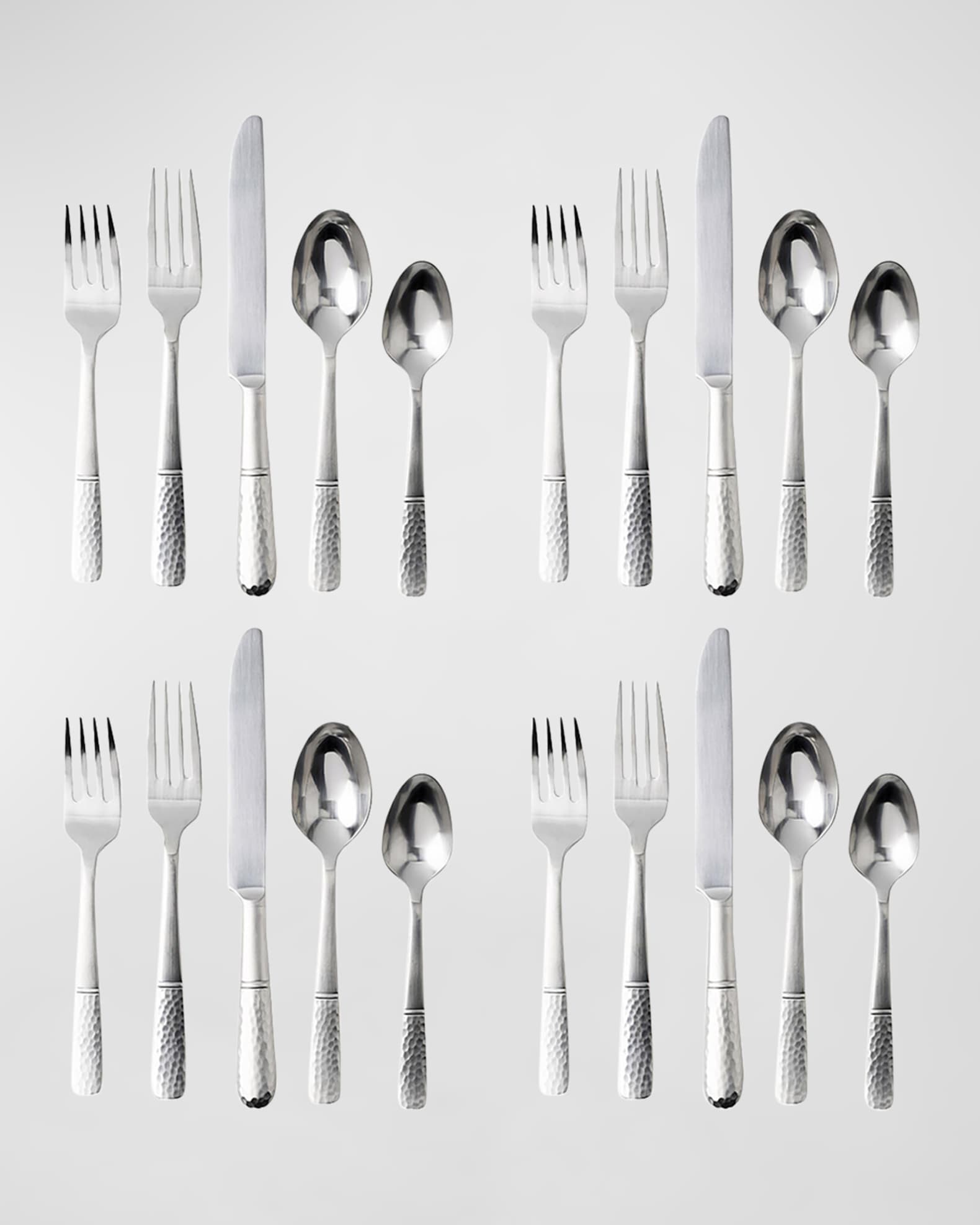 Juliska Carine 20-Piece Flatware Set - Bright Satin 