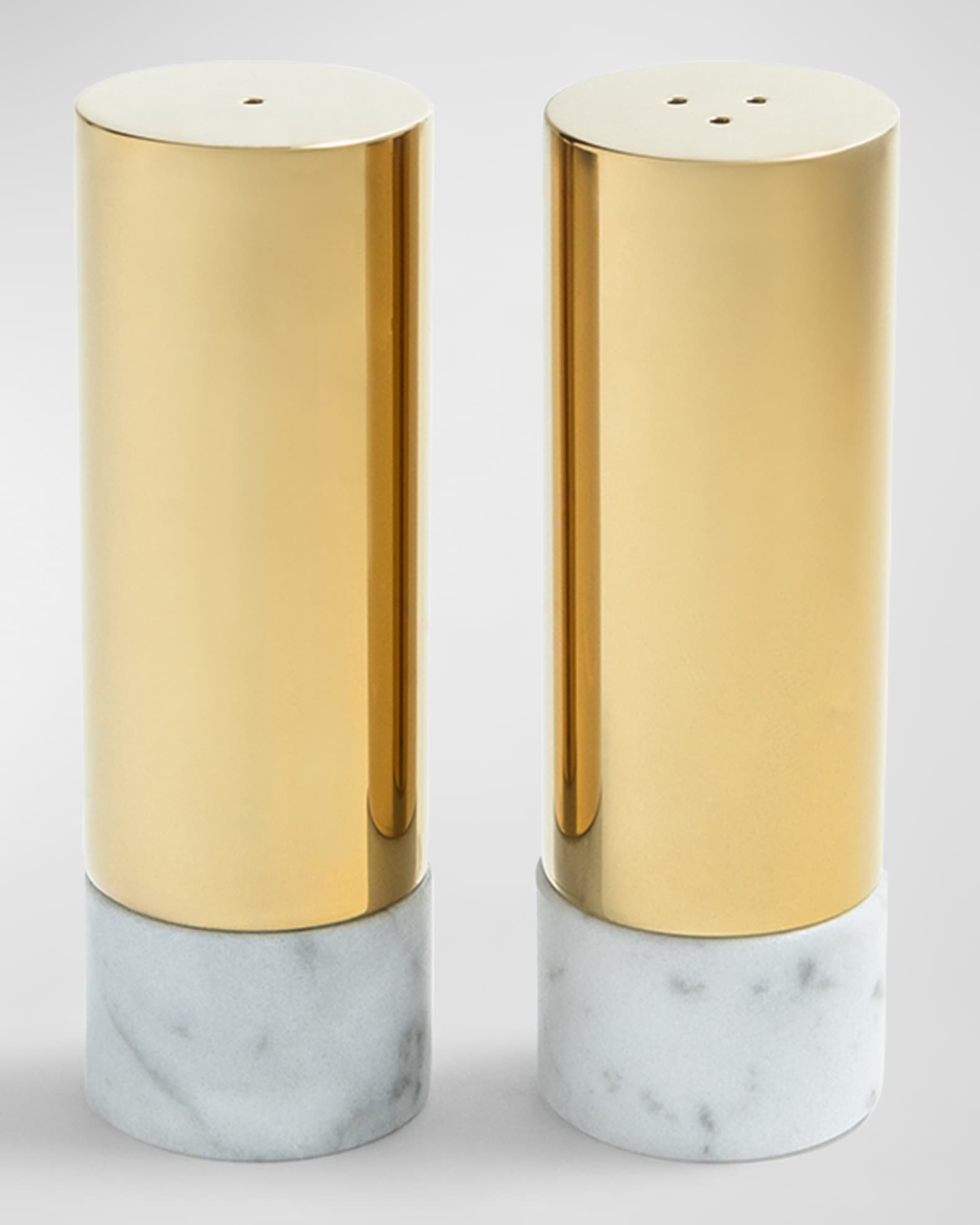 ANNA New York Dual Marble Salt & Pepper Shakers 