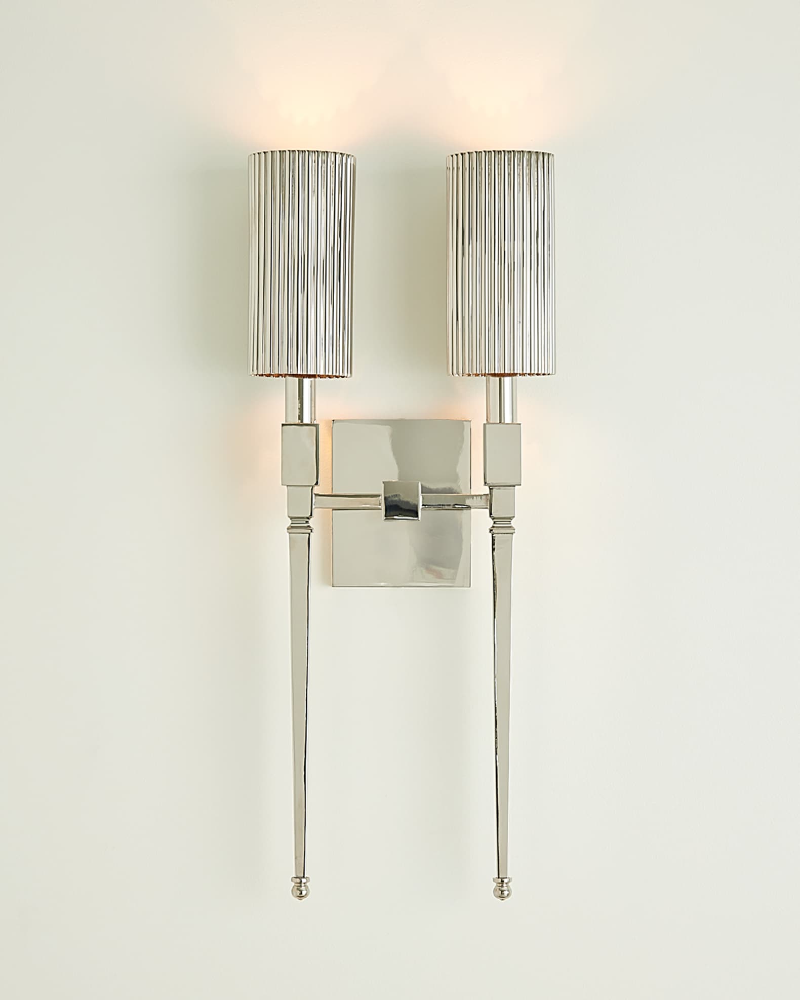 Global Views Fluted Double Sconce - 24"
