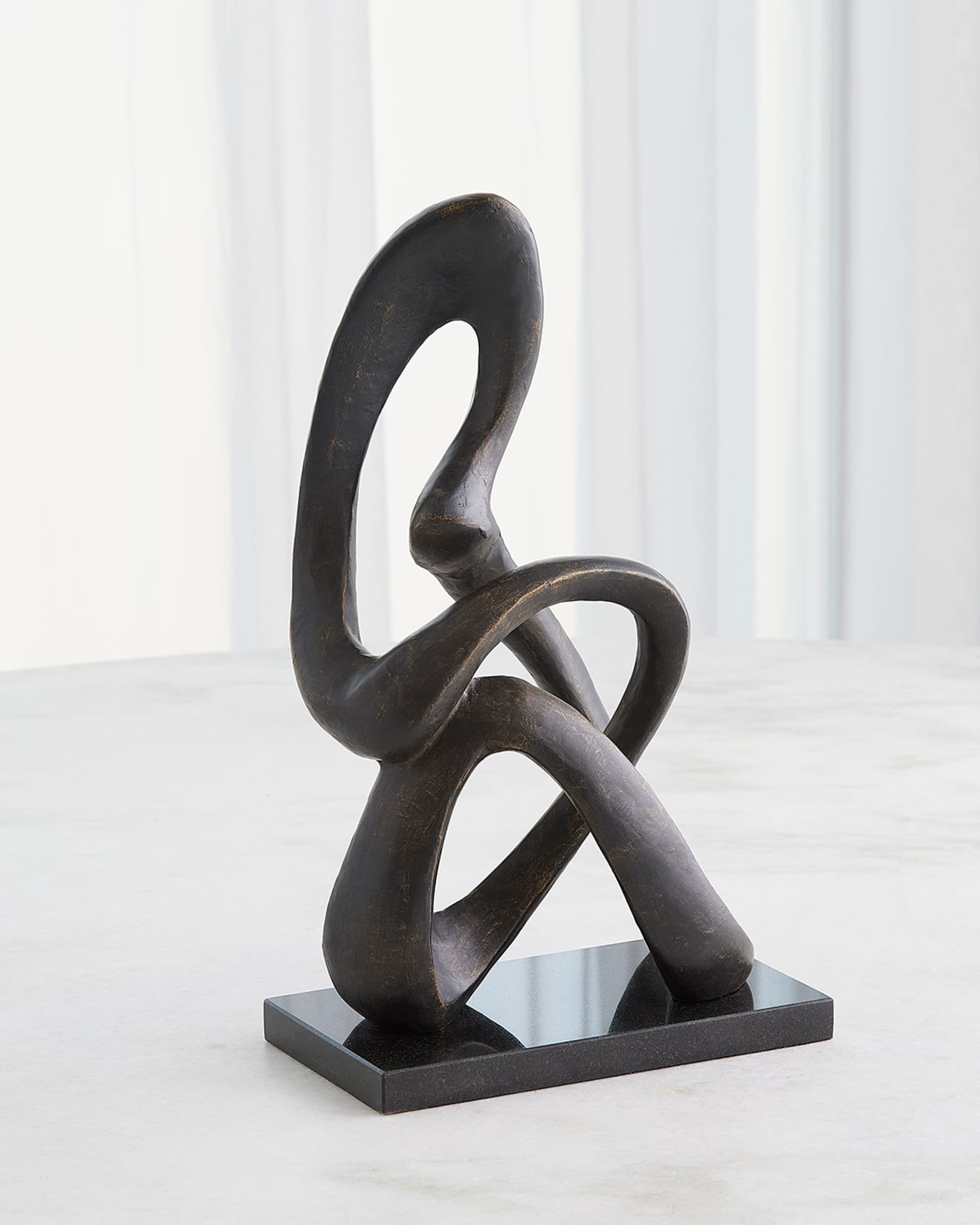 Global Views Sitting Loop Sculpture 