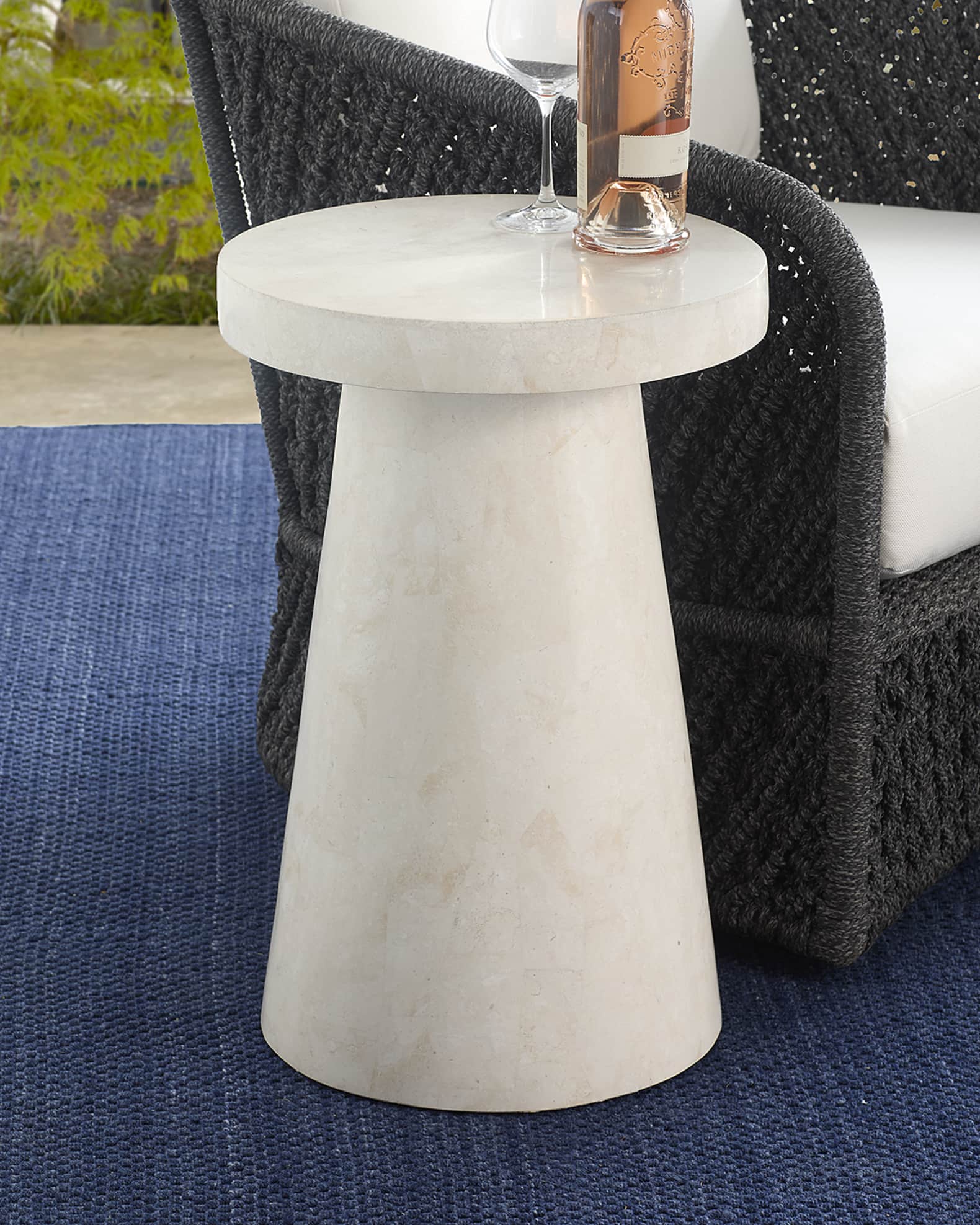 Palecek Foley Stone Outdoor Side Table | Horchow